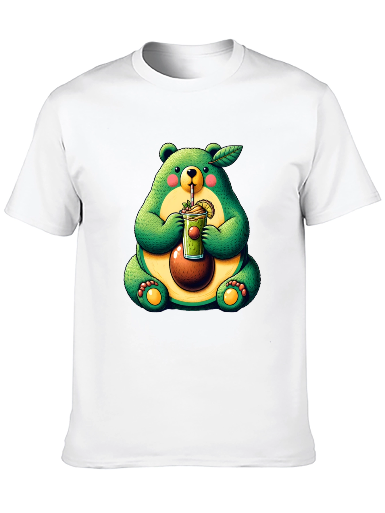 Avocado Bear Graphic Tee - Cute & Unique!