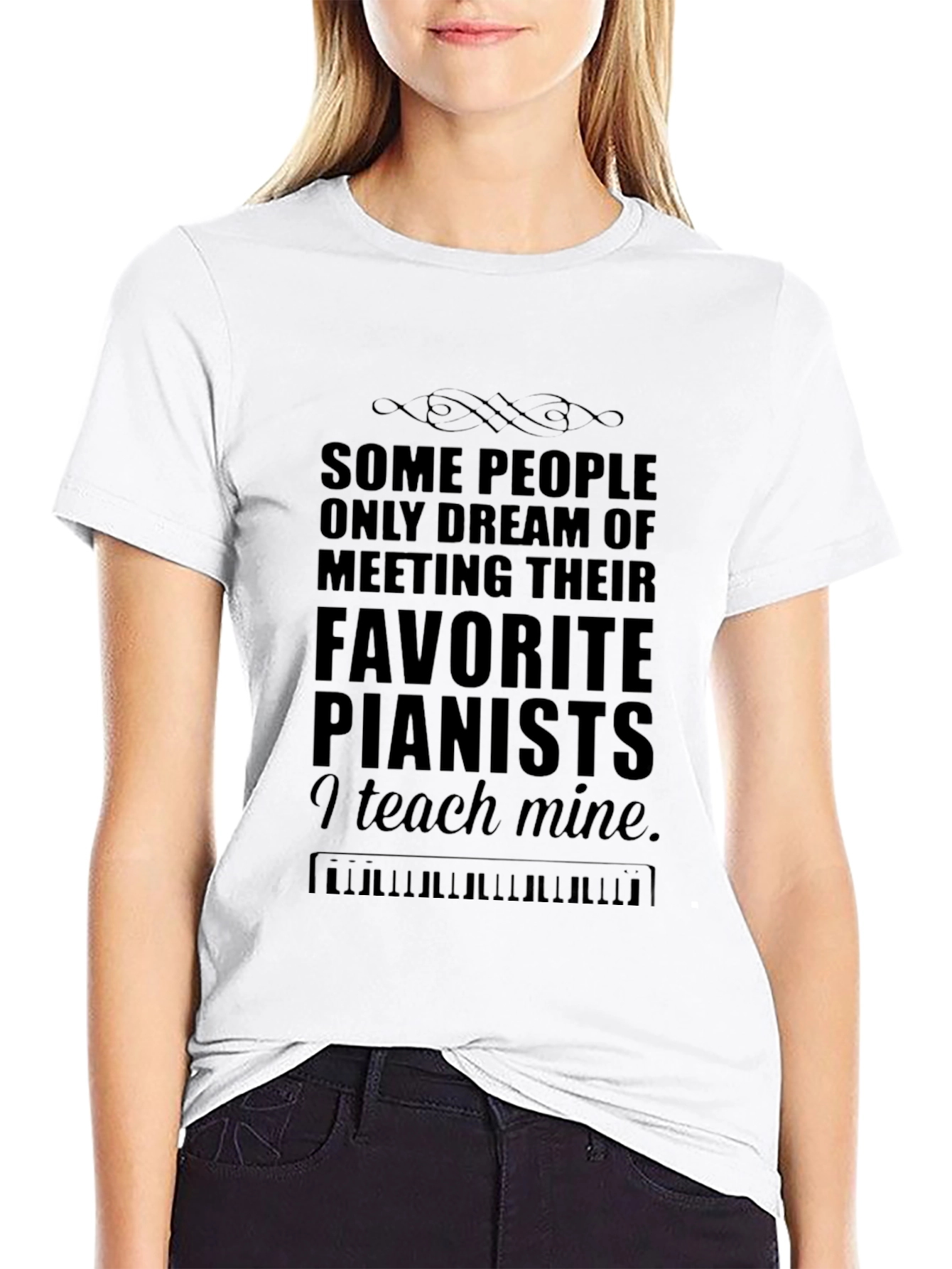 Pianist Teacher T-Shirt - Music Lover Gift