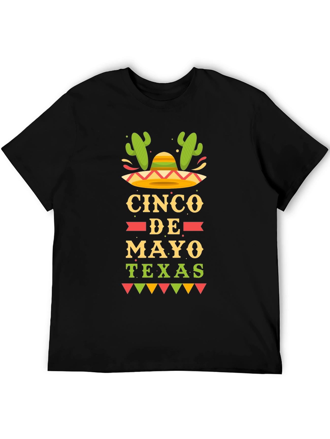Cinco De Mayo Texas Graphic T-Shirt