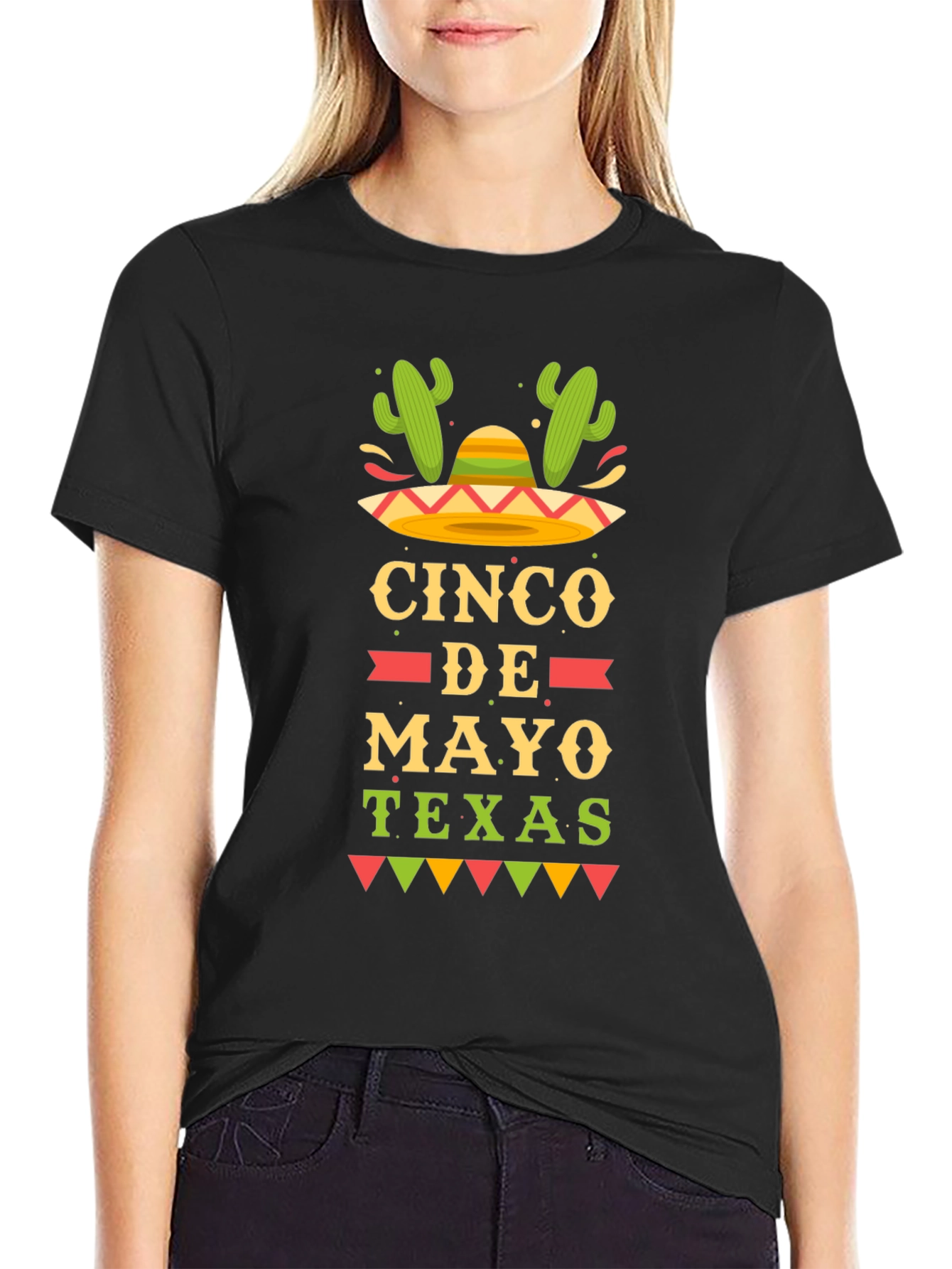 Cinco De Mayo Texas Graphic T-Shirt