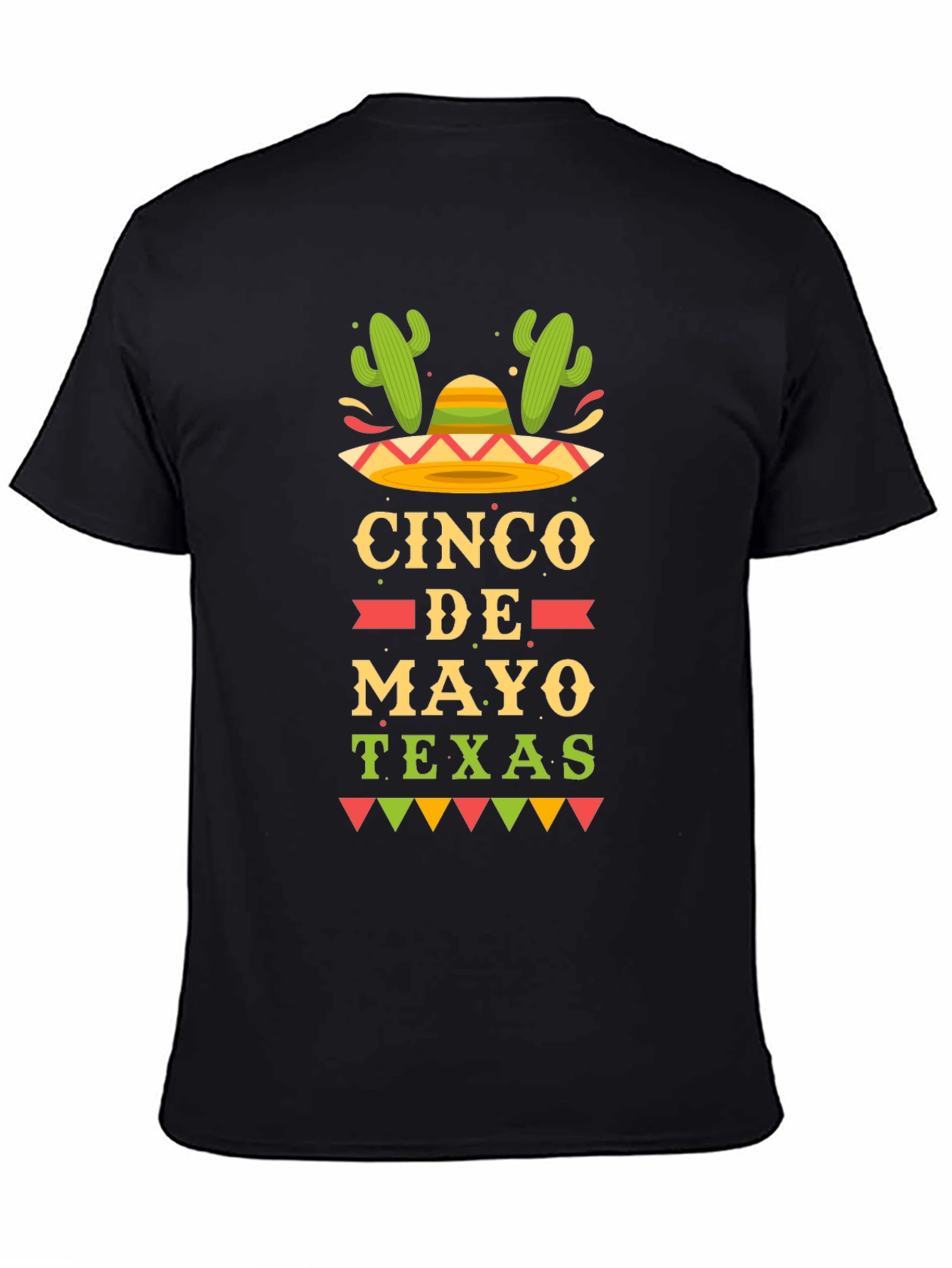 Cinco De Mayo Texas Graphic T-Shirt