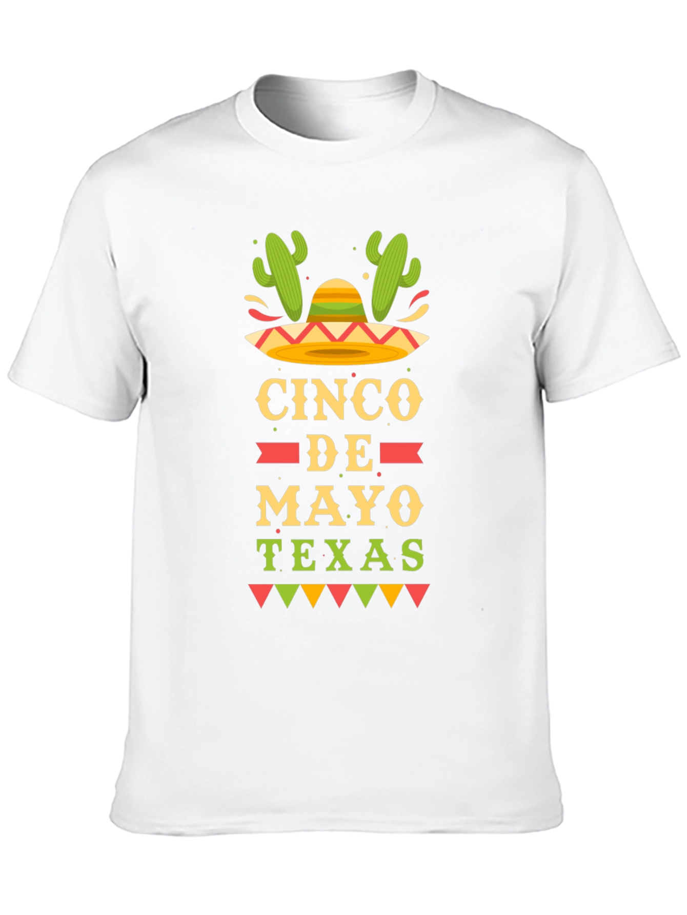 Cinco De Mayo Texas Graphic T-Shirt