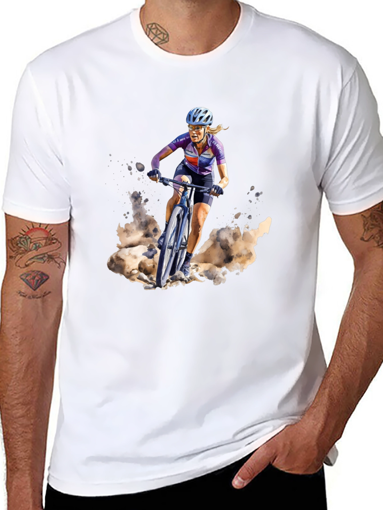 Mountain Biker Graphic Tee - Ride On!