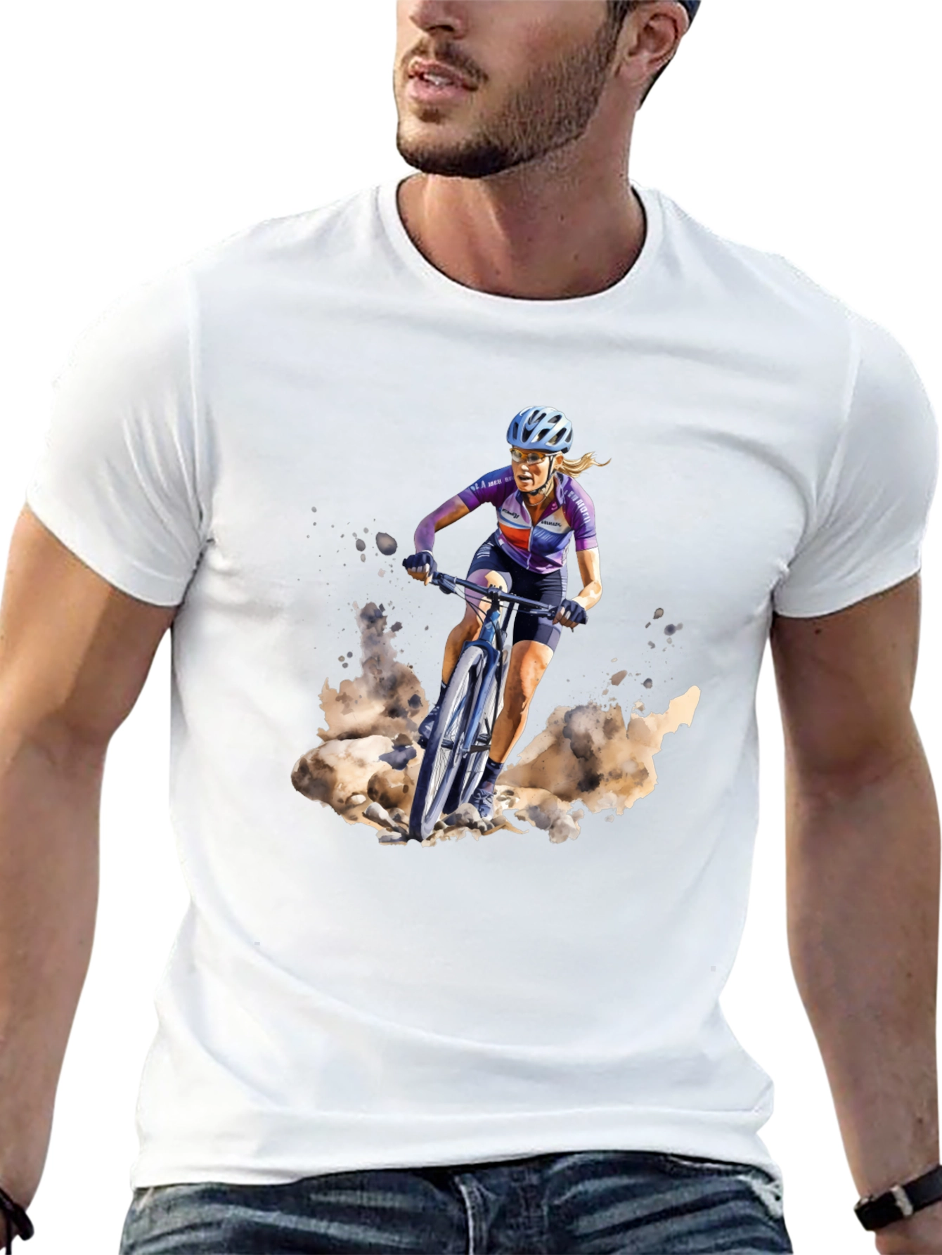 Mountain Biker Graphic Tee - Ride On!