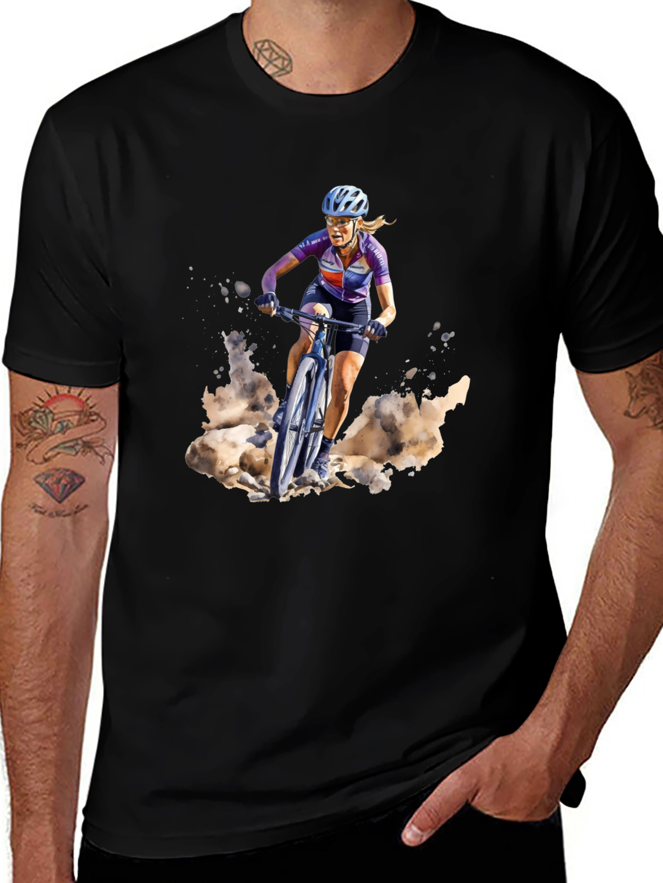 Mountain Biker Graphic Tee - Ride On!