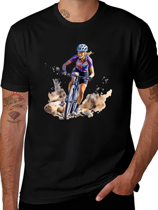 Mountain Biker Graphic Tee - Ride On!