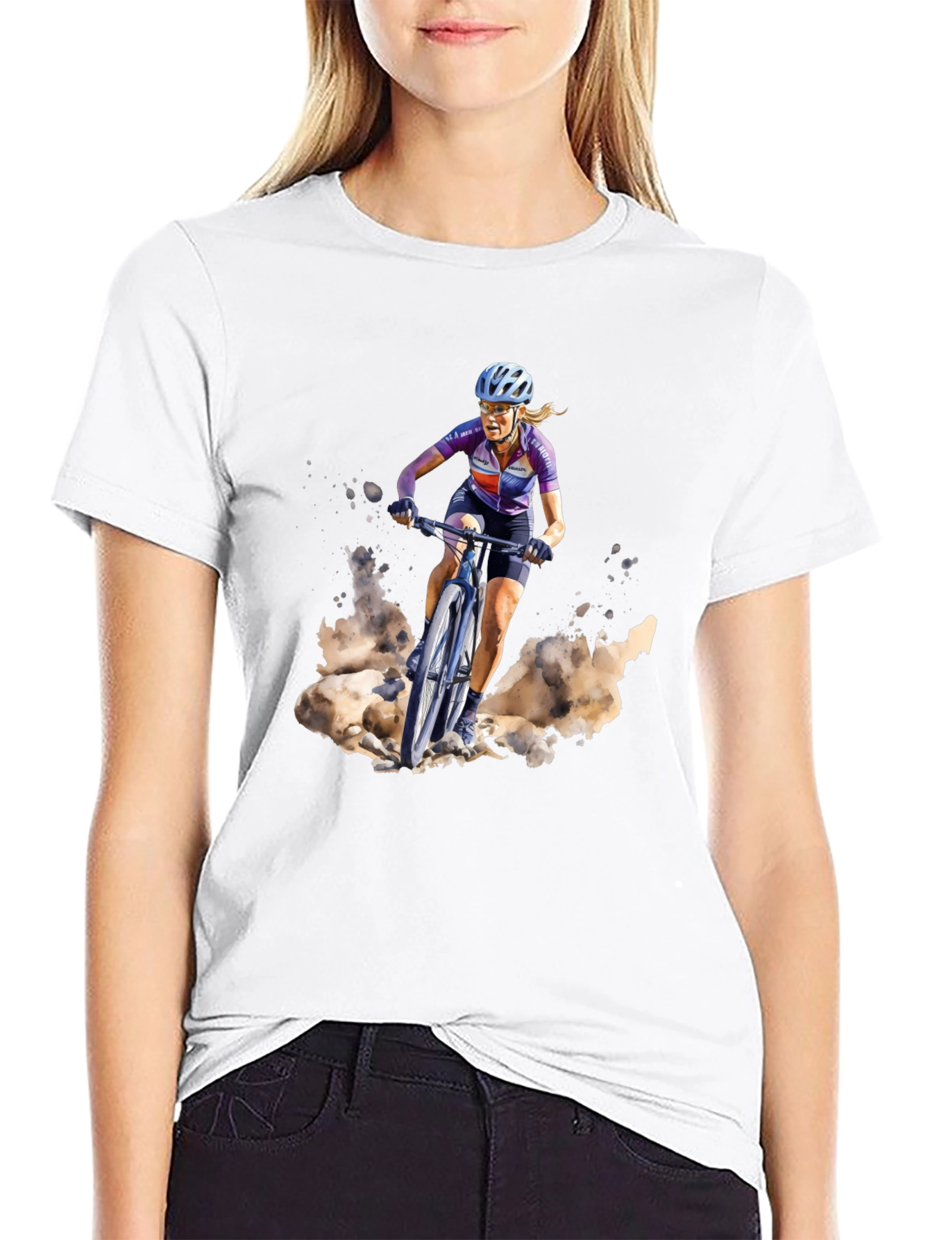 Mountain Biker Graphic Tee - Ride On!