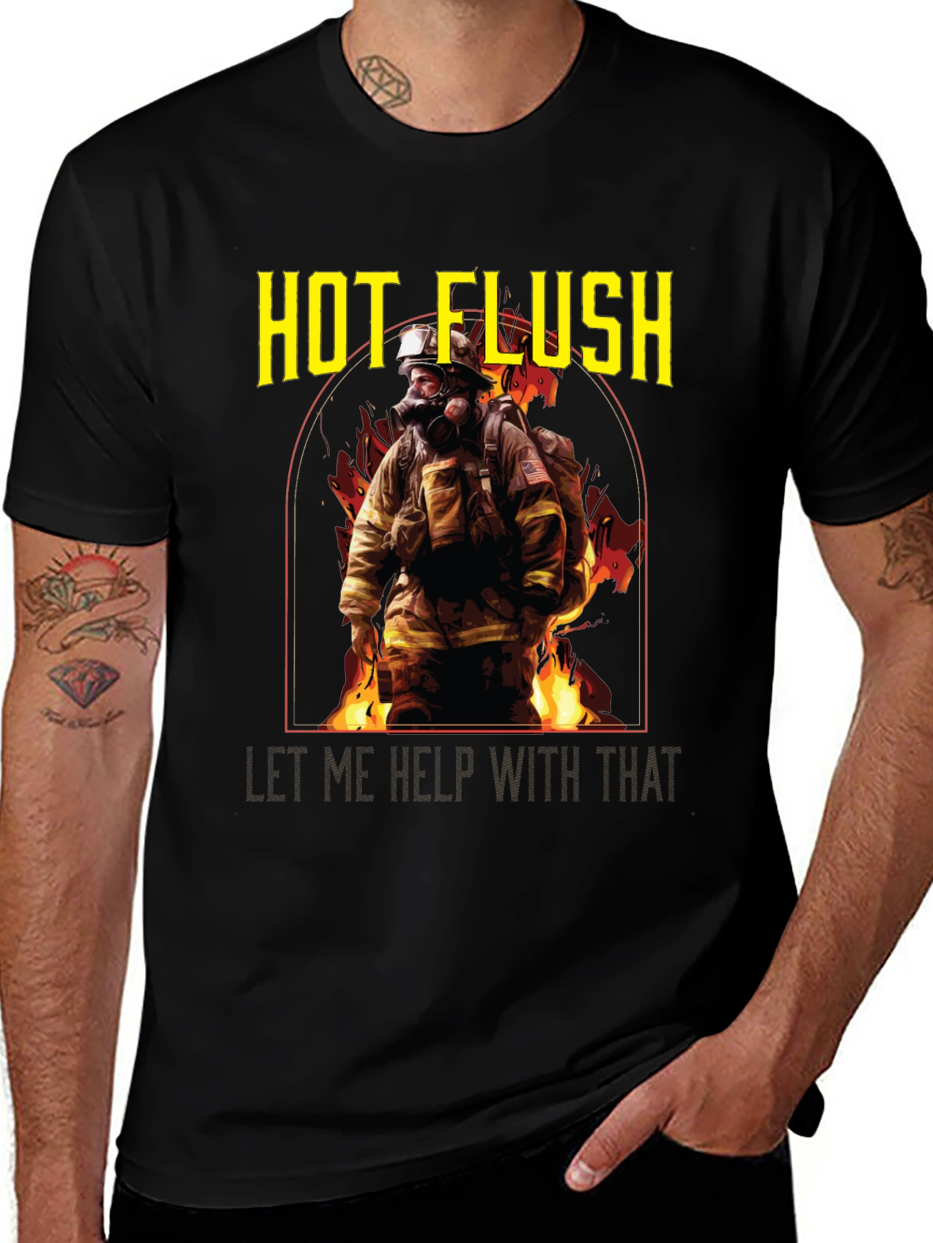 Hot Flush Firefighter T-Shirt