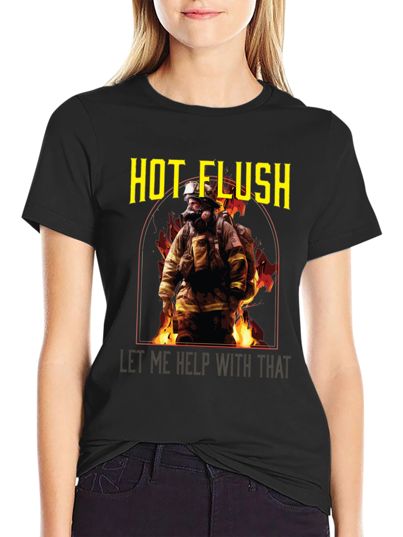 Hot Flush Firefighter T-Shirt
