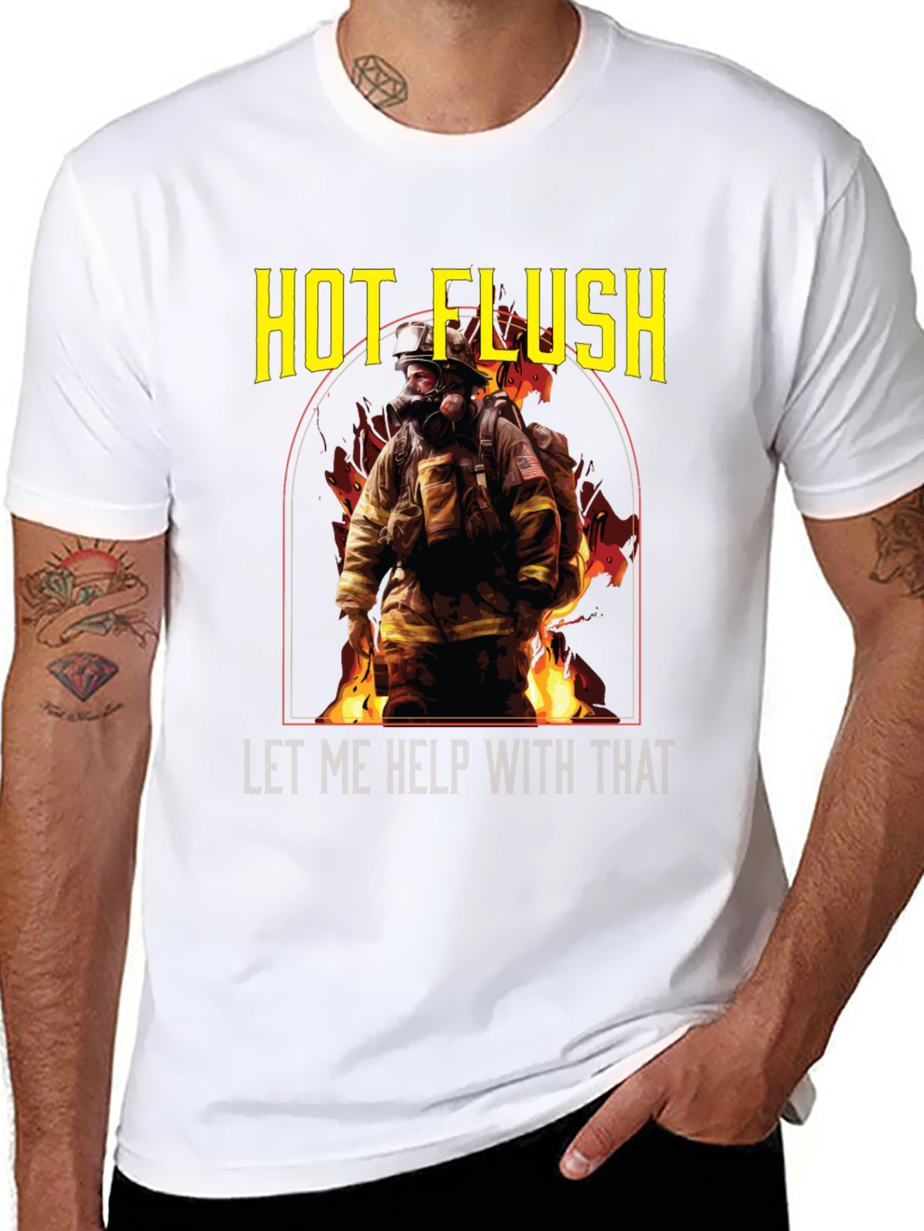 Hot Flush Firefighter T-Shirt