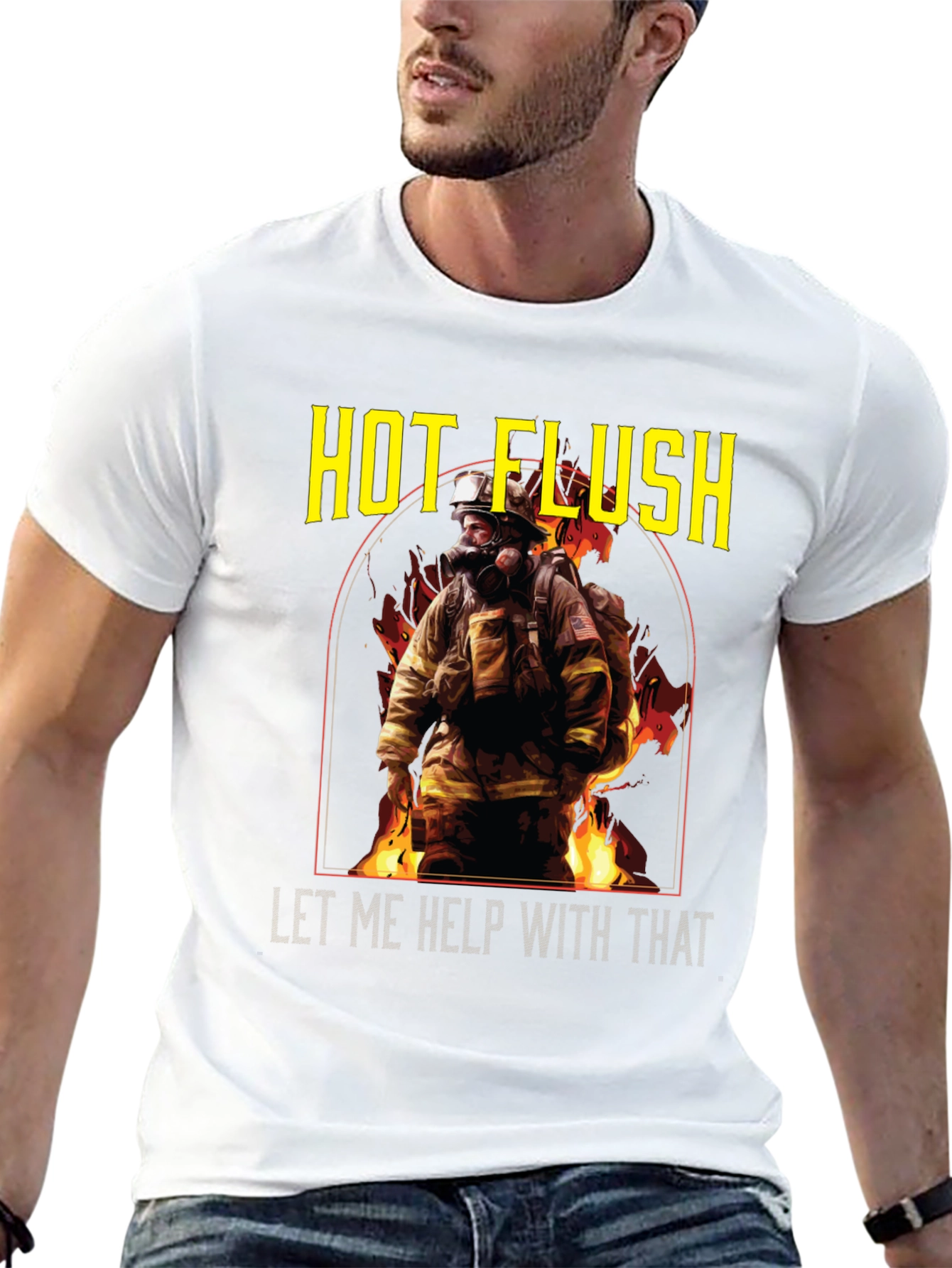 Hot Flush Firefighter T-Shirt
