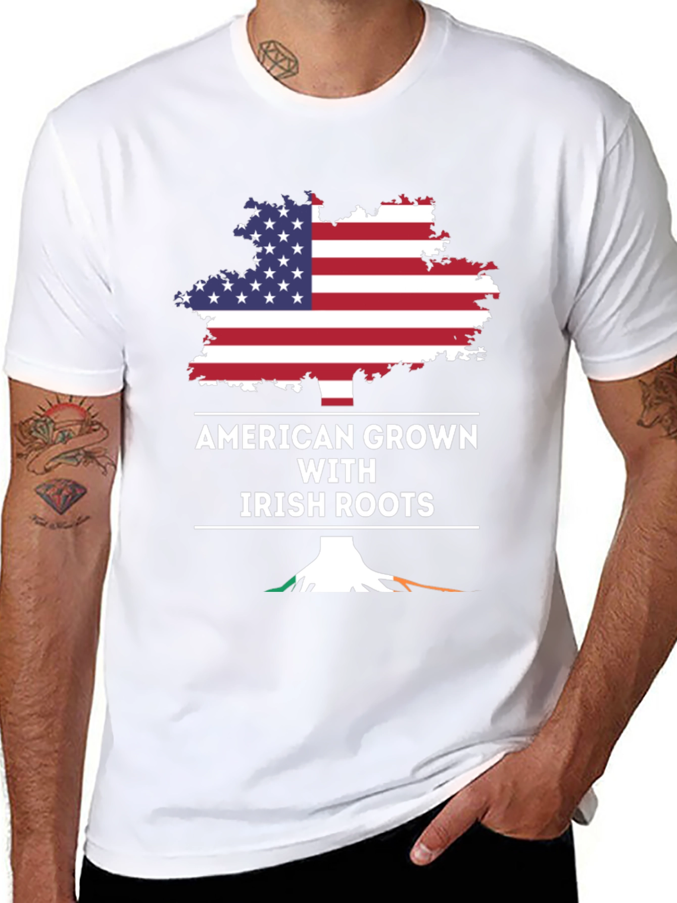 American Grown with Irish Roots T-Shirt