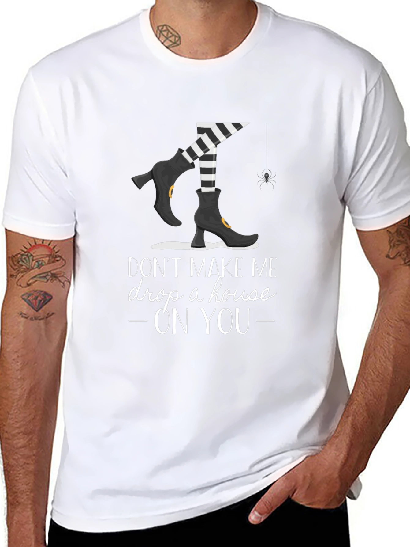 Witch Leg Halloween T-Shirt