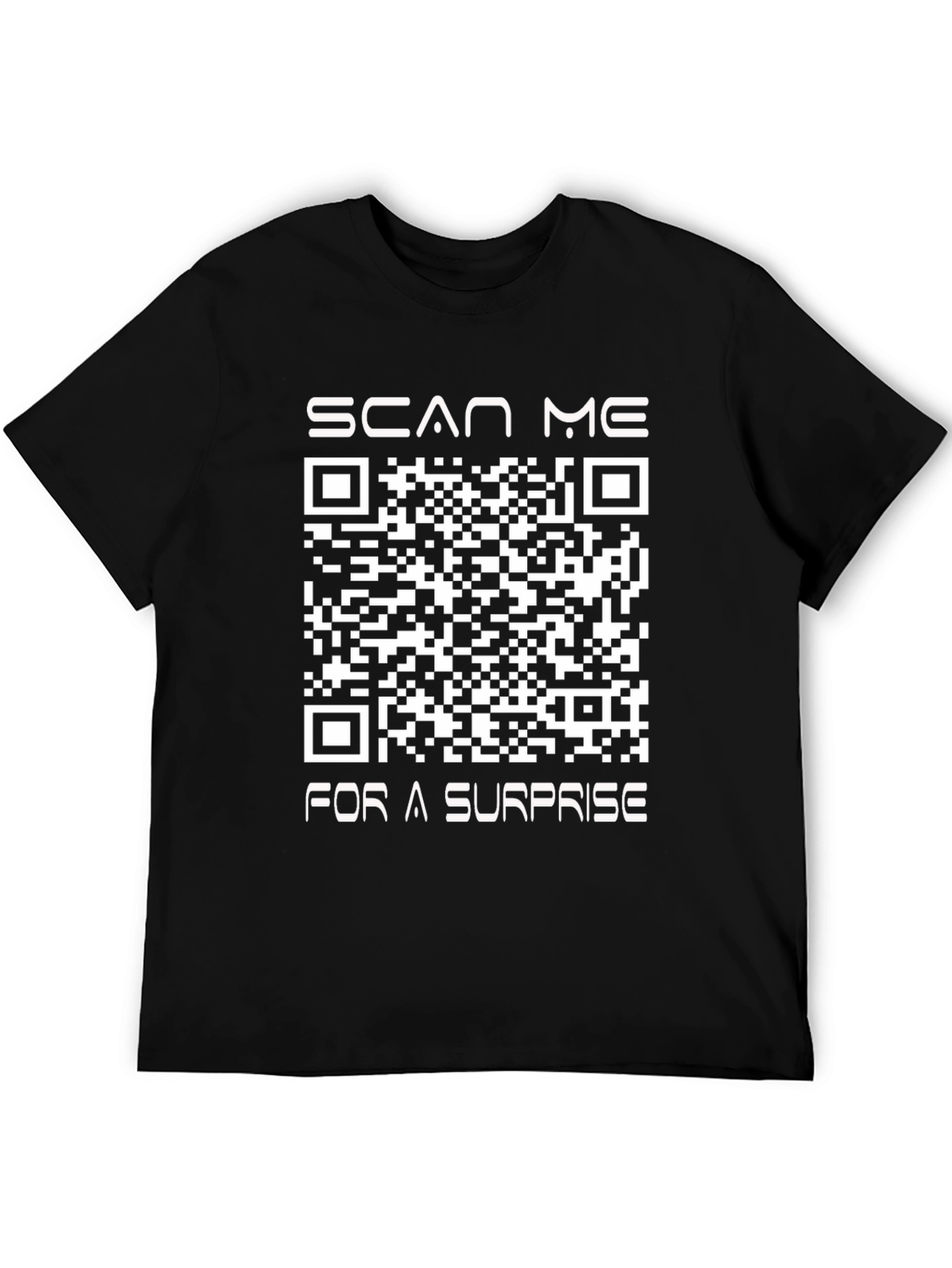 Scan Me Surprise Graphic T-Shirt
