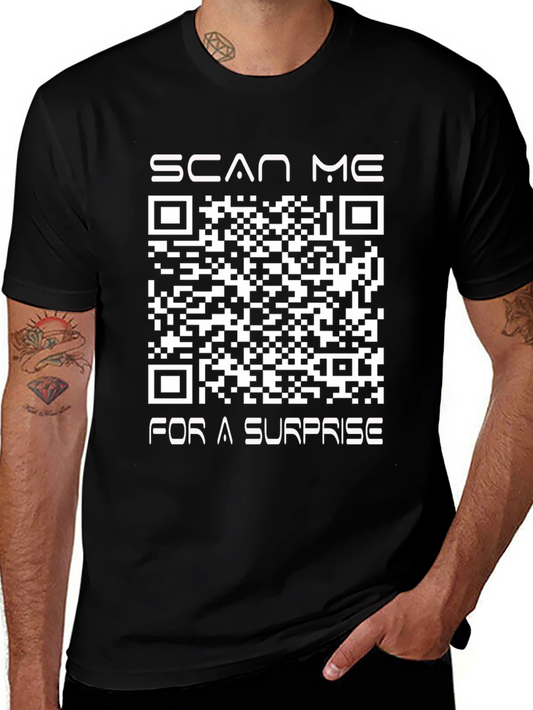 Scan Me Surprise Graphic T-Shirt