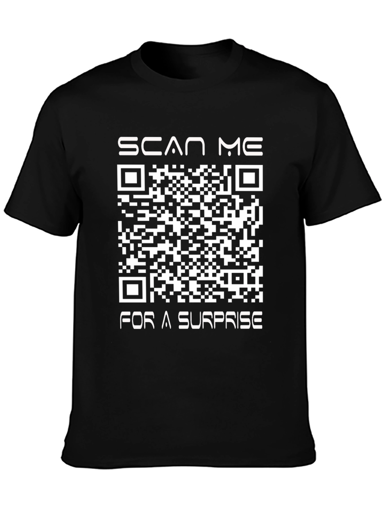 Scan Me Surprise Graphic T-Shirt
