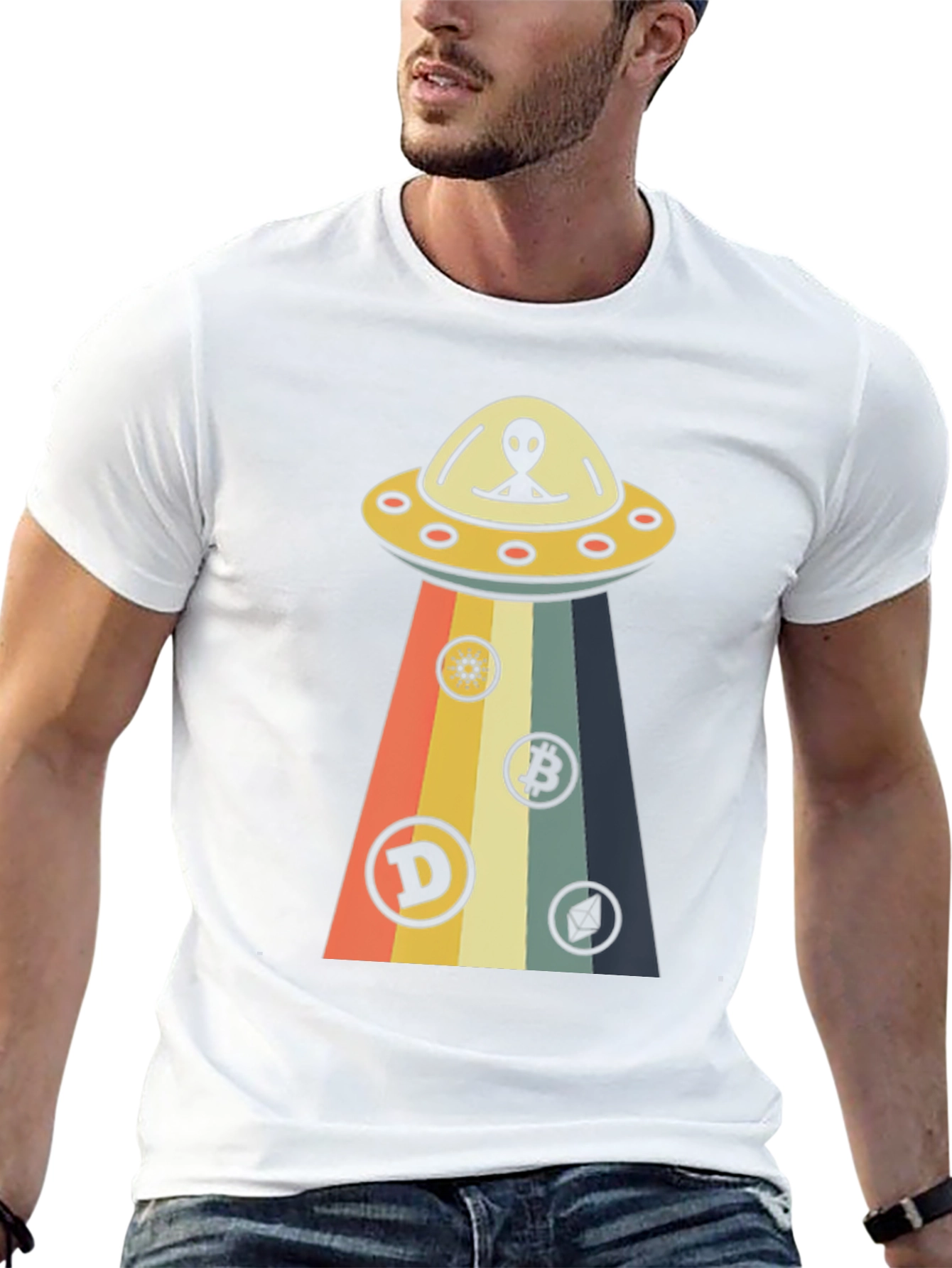 Alien UFO Cryptocurrency T-Shirt