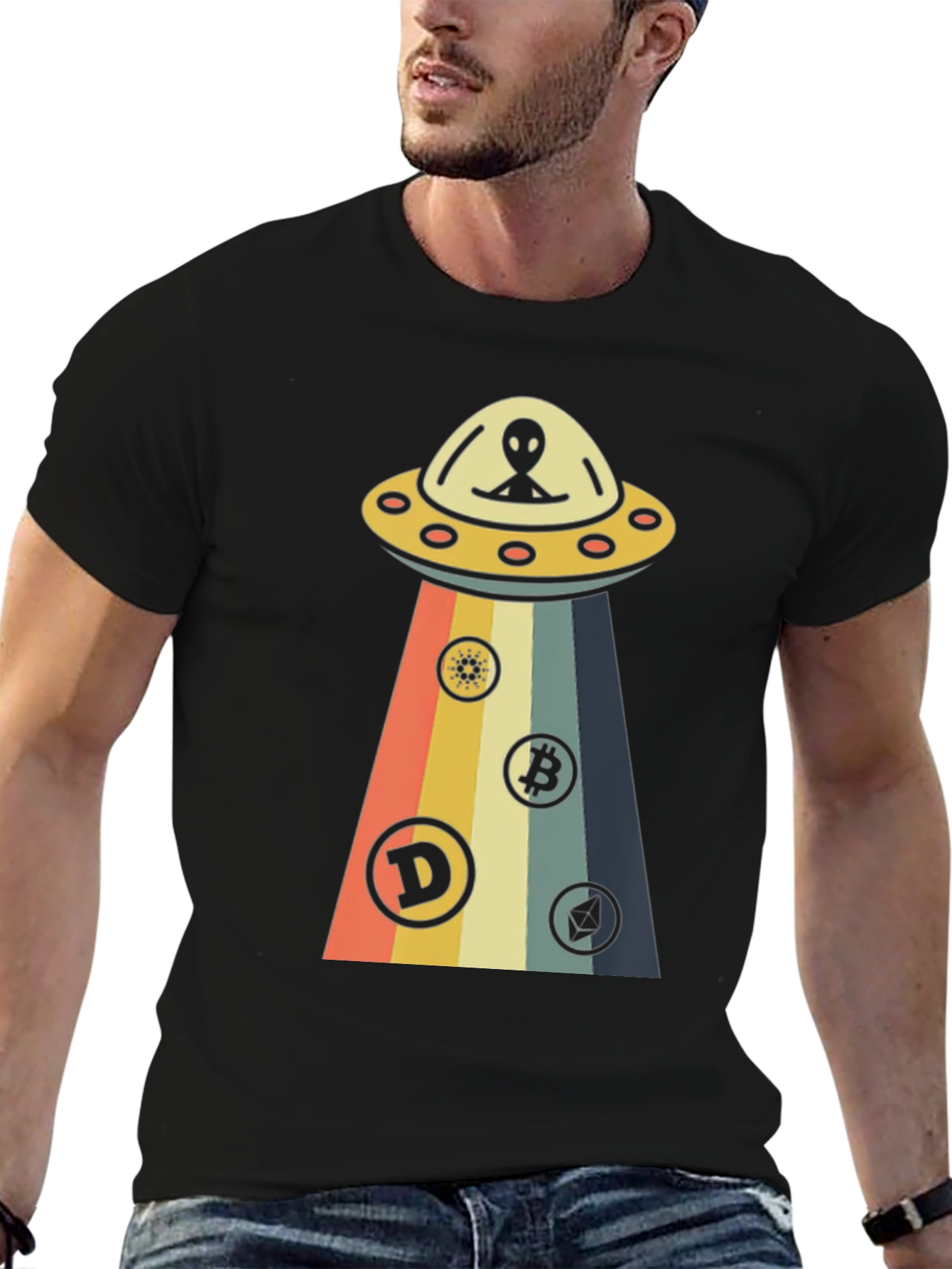 Alien UFO Cryptocurrency T-Shirt