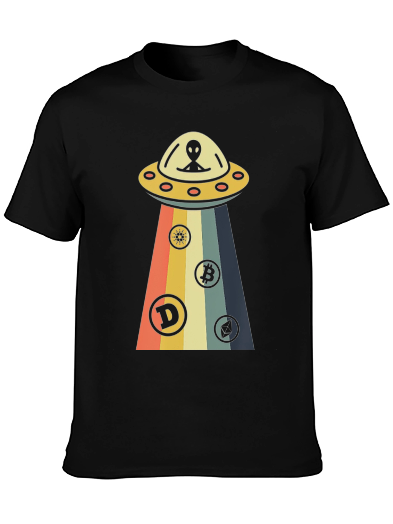Alien UFO Cryptocurrency T-Shirt