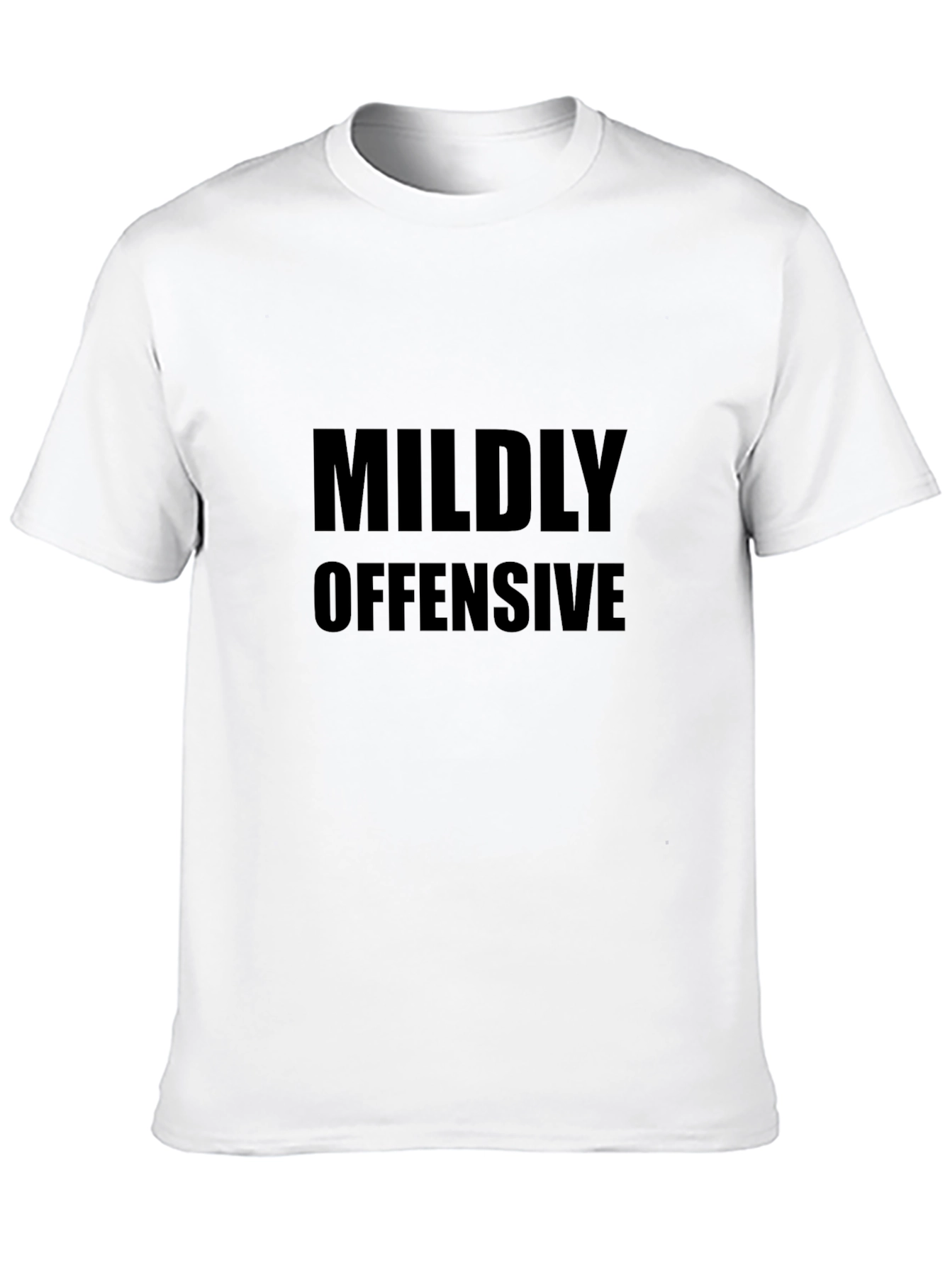 Mildly Offensive Black T-Shirt for Men