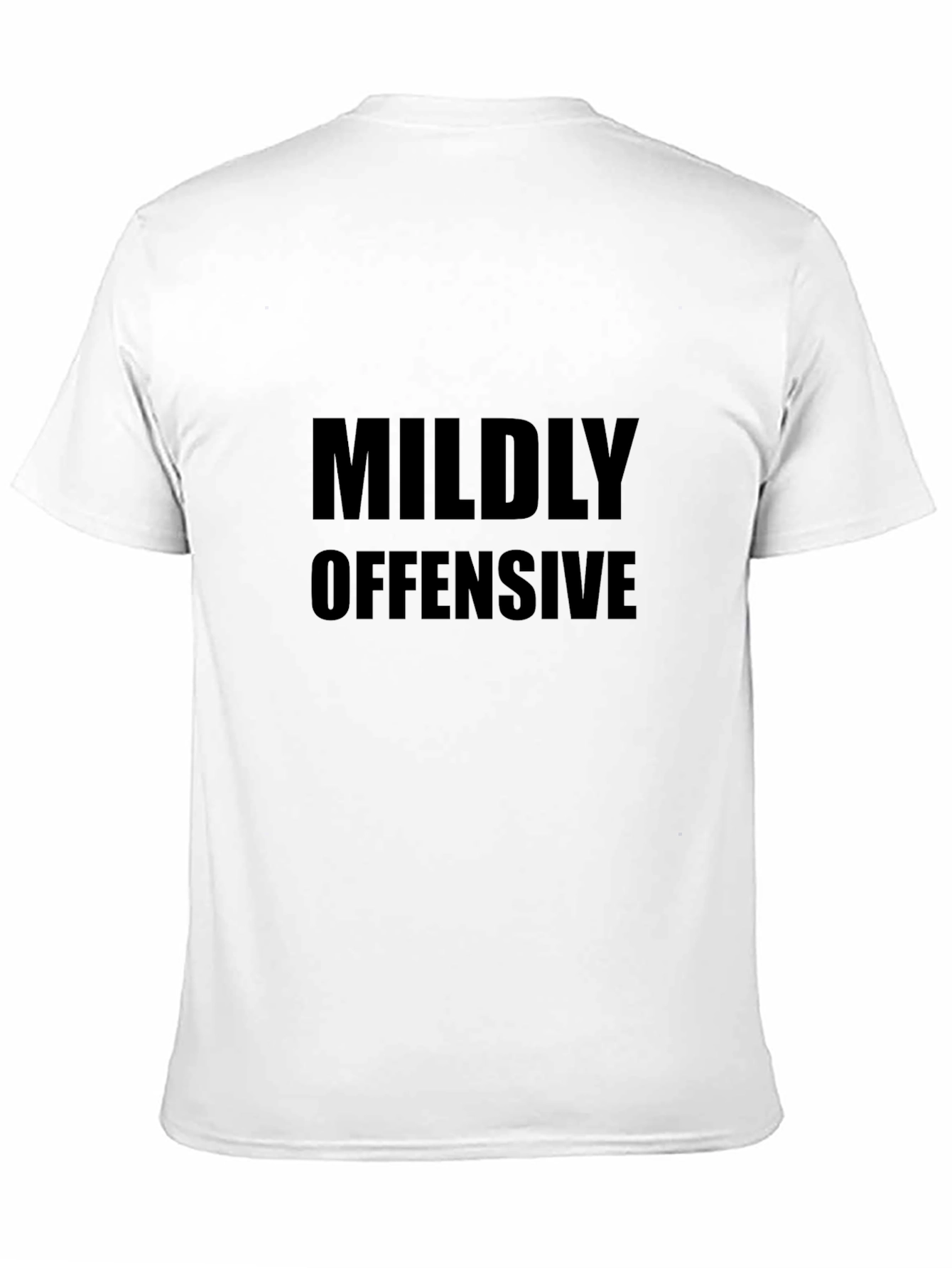 Mildly Offensive Black T-Shirt for Men