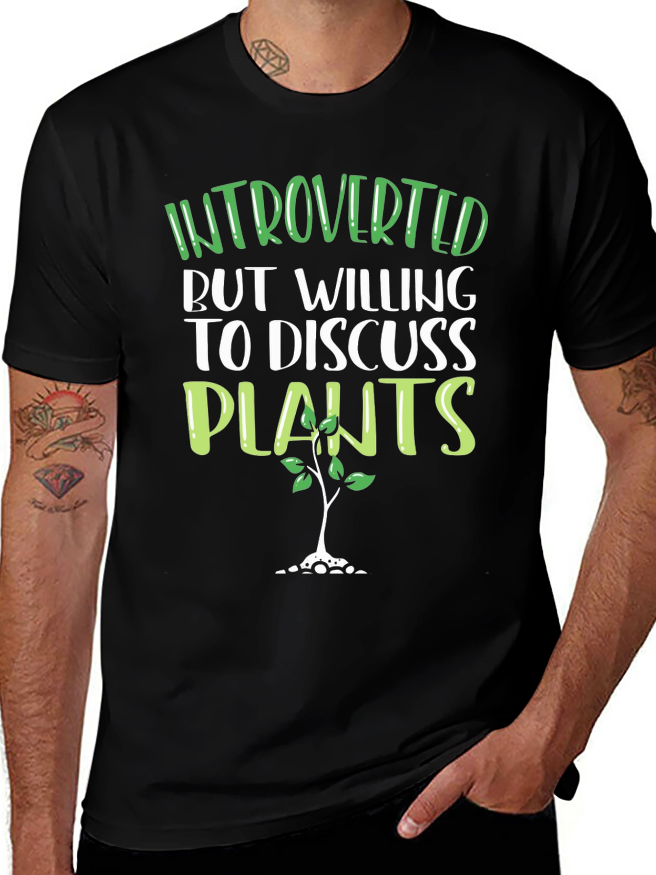 Introverted Plant Lover T-Shirt