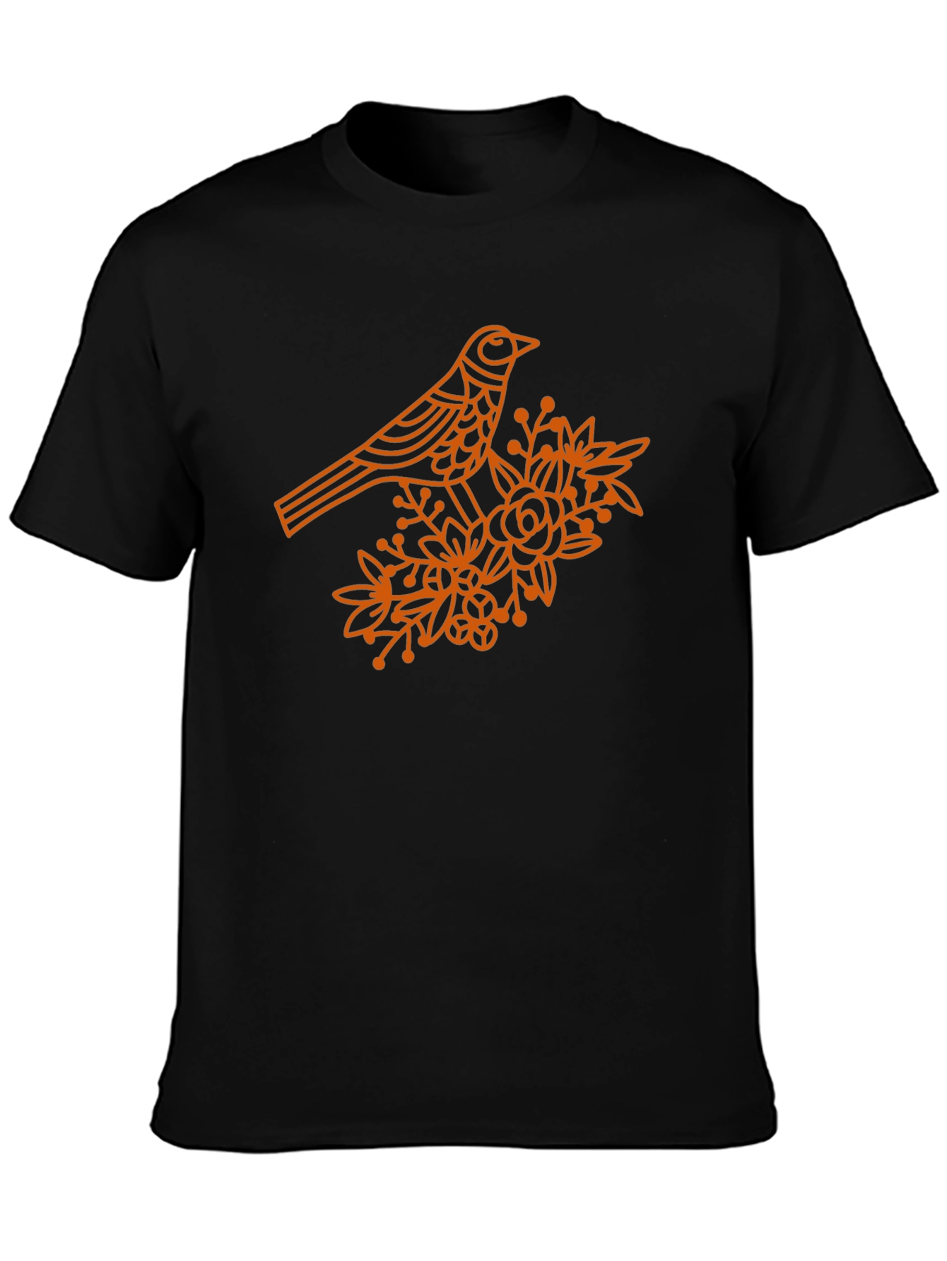 Bird & Floral Print Tee
