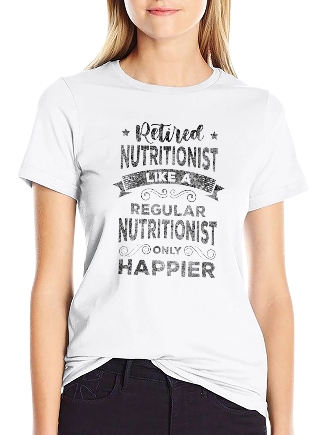 Retired Nutritionist Graphic T-Shirt