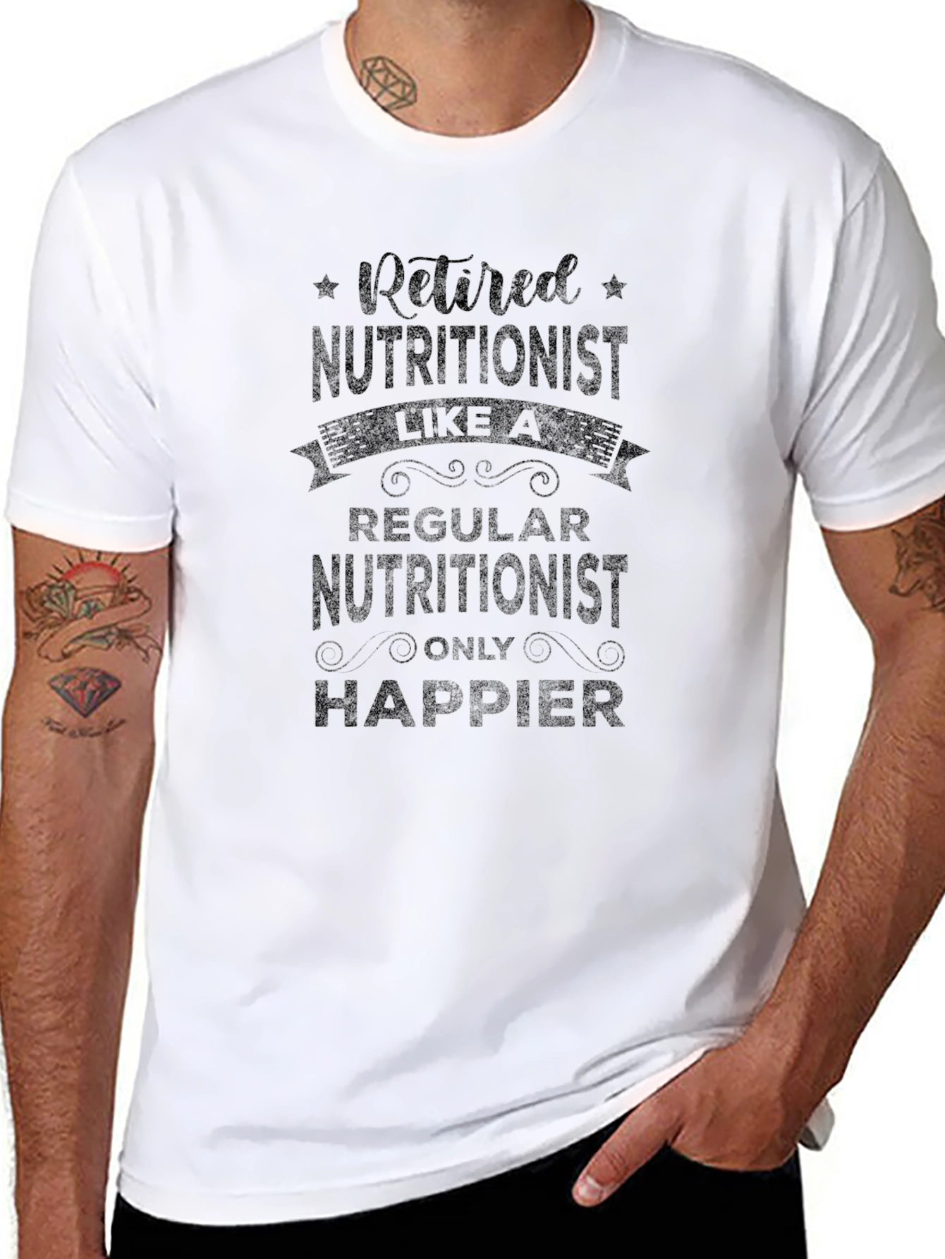 Retired Nutritionist Graphic T-Shirt