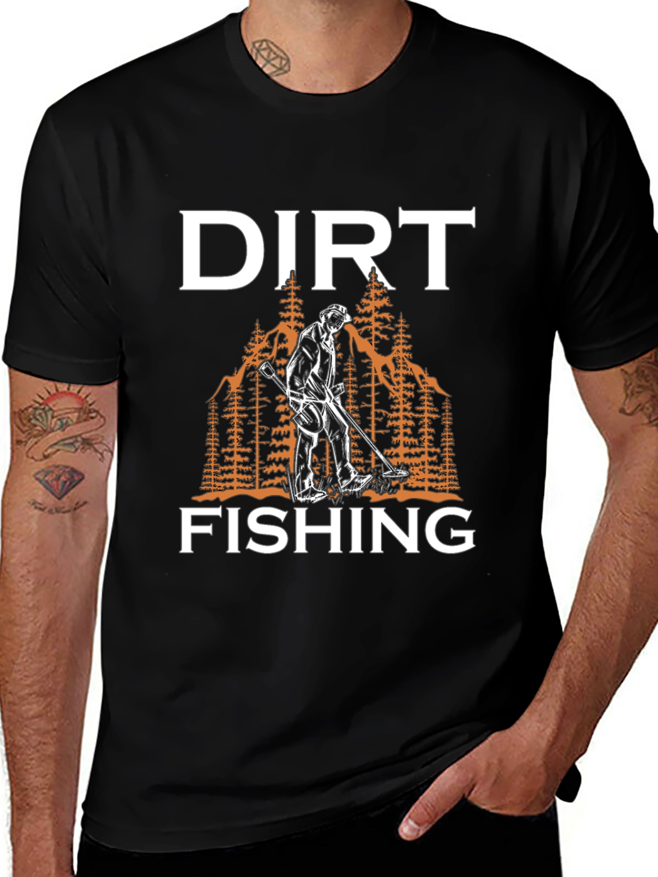Dirt Fishing T-Shirt - Metal Detecting Apparel