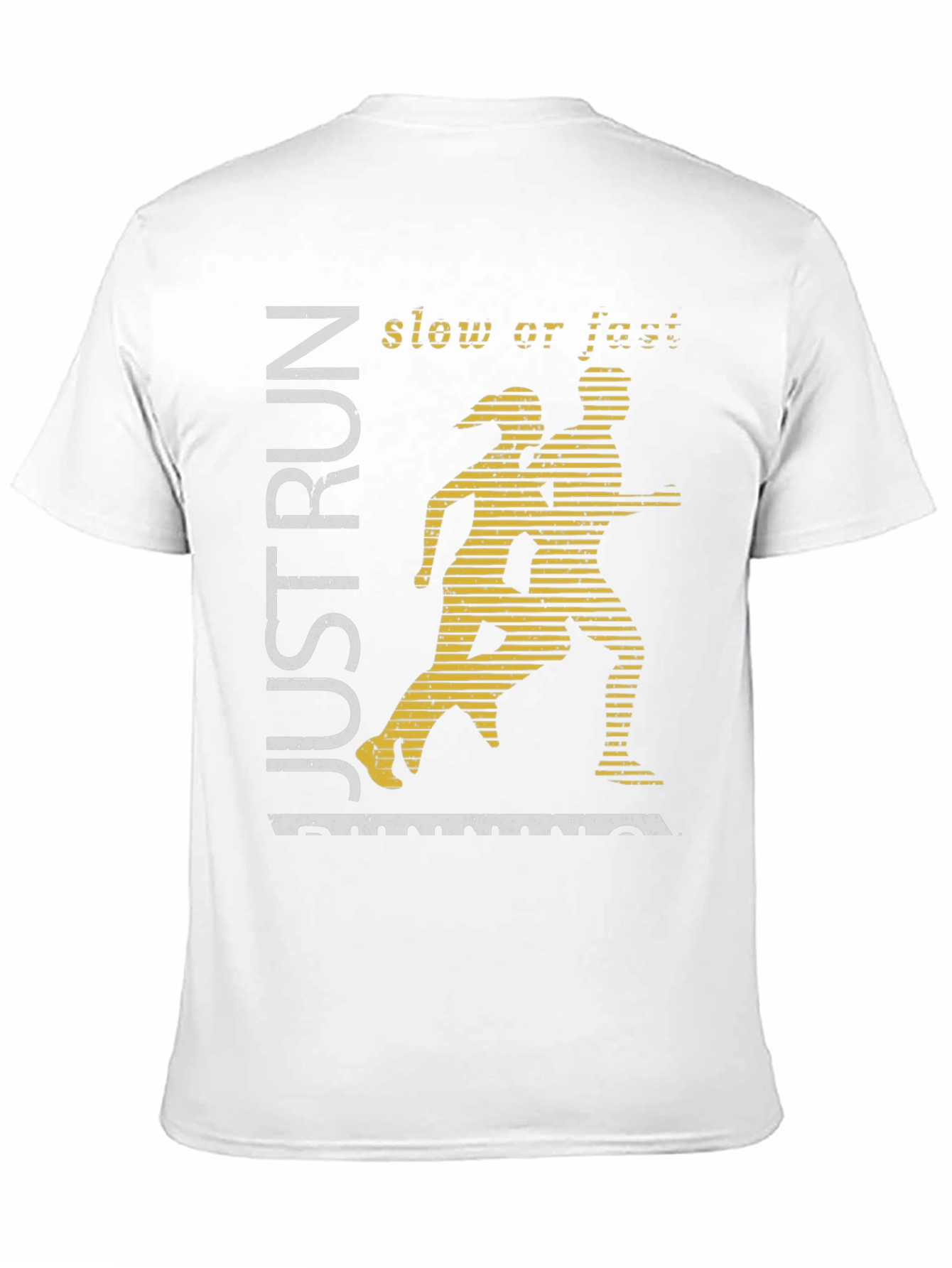 Just Run Graphic Tee - Mens Black Running Shirt