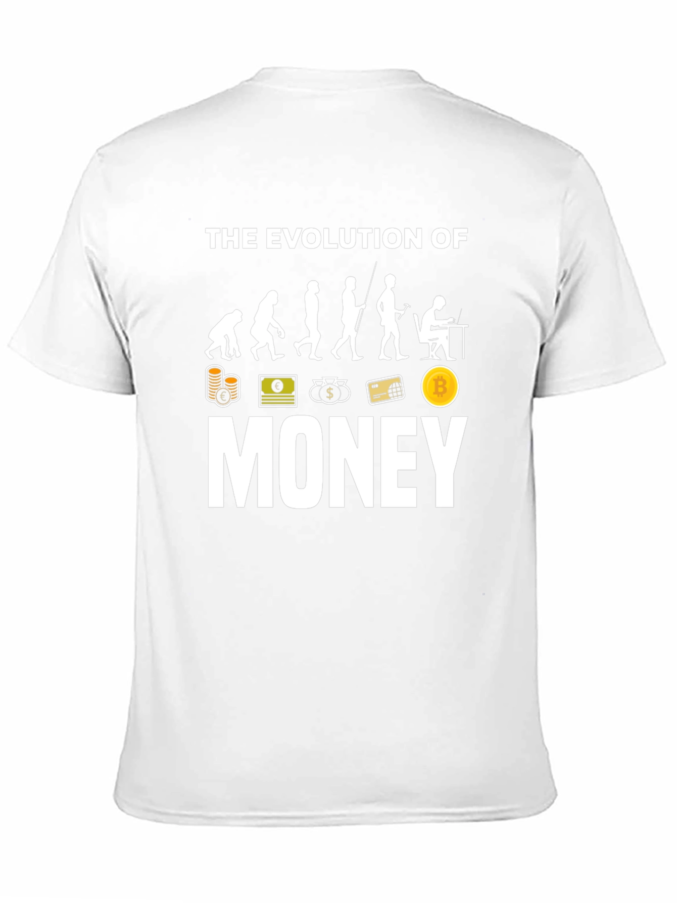 Evolution of Money Black Graphic Tee