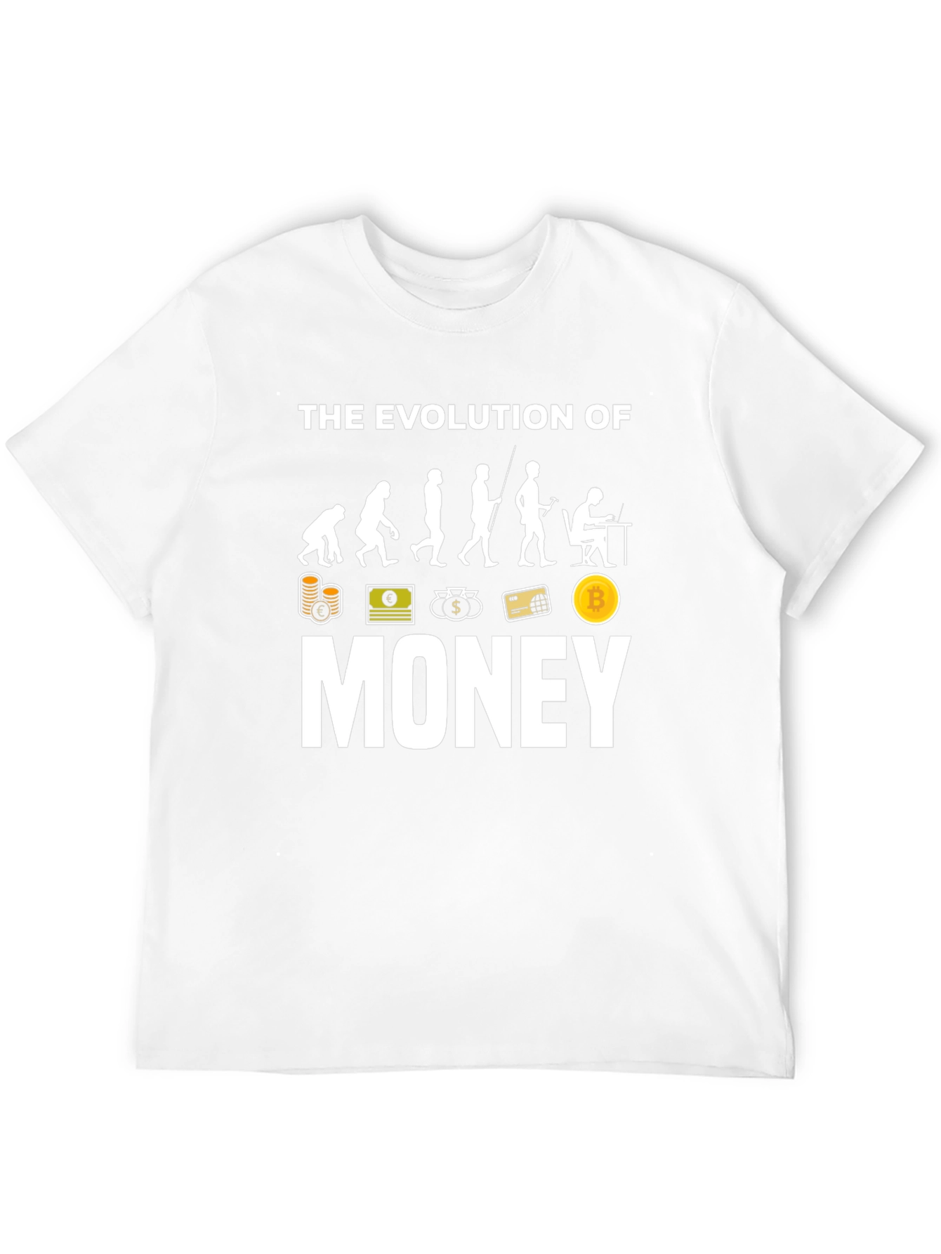 Evolution of Money Black Graphic Tee