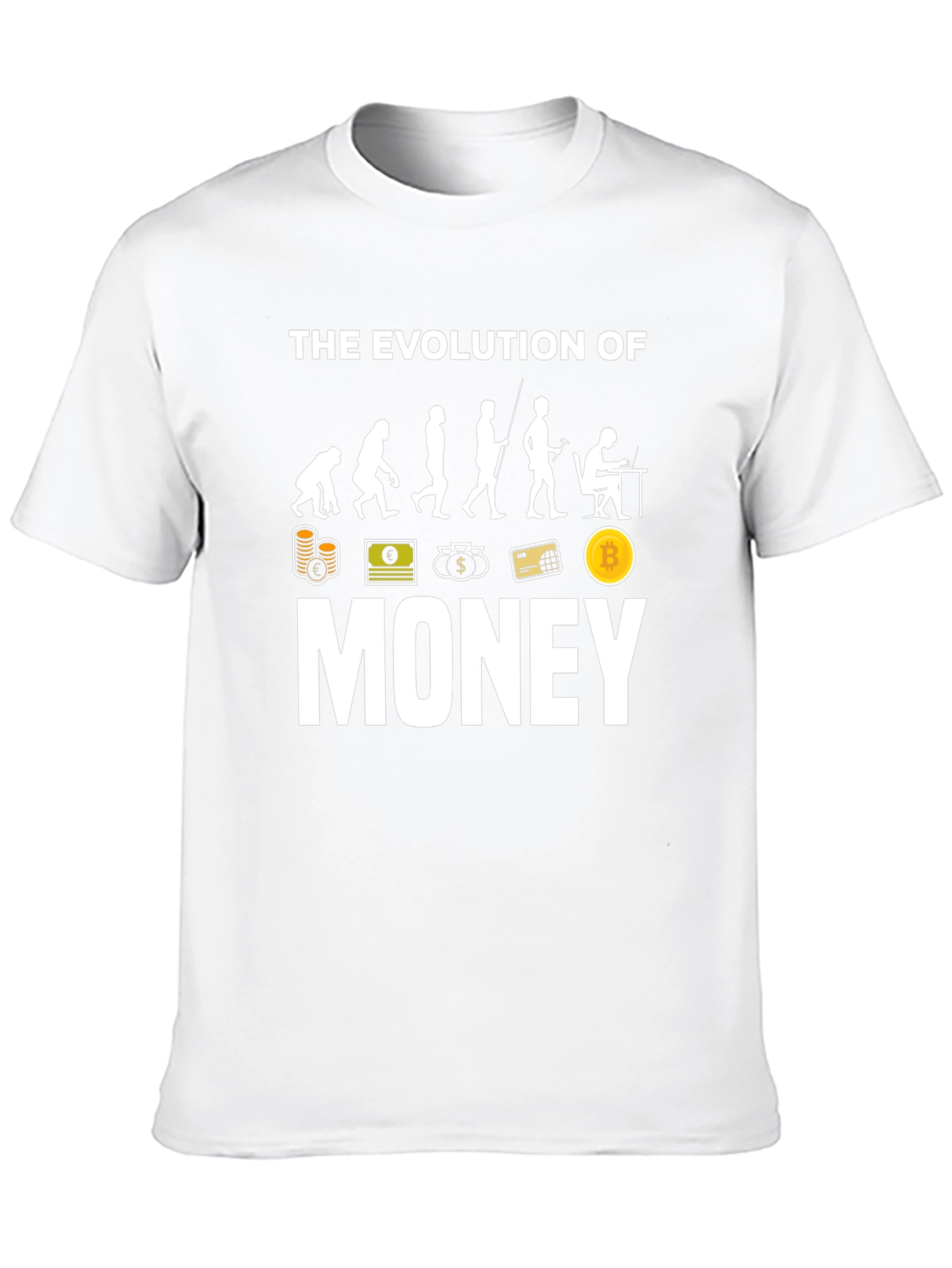 Evolution of Money Black Graphic Tee