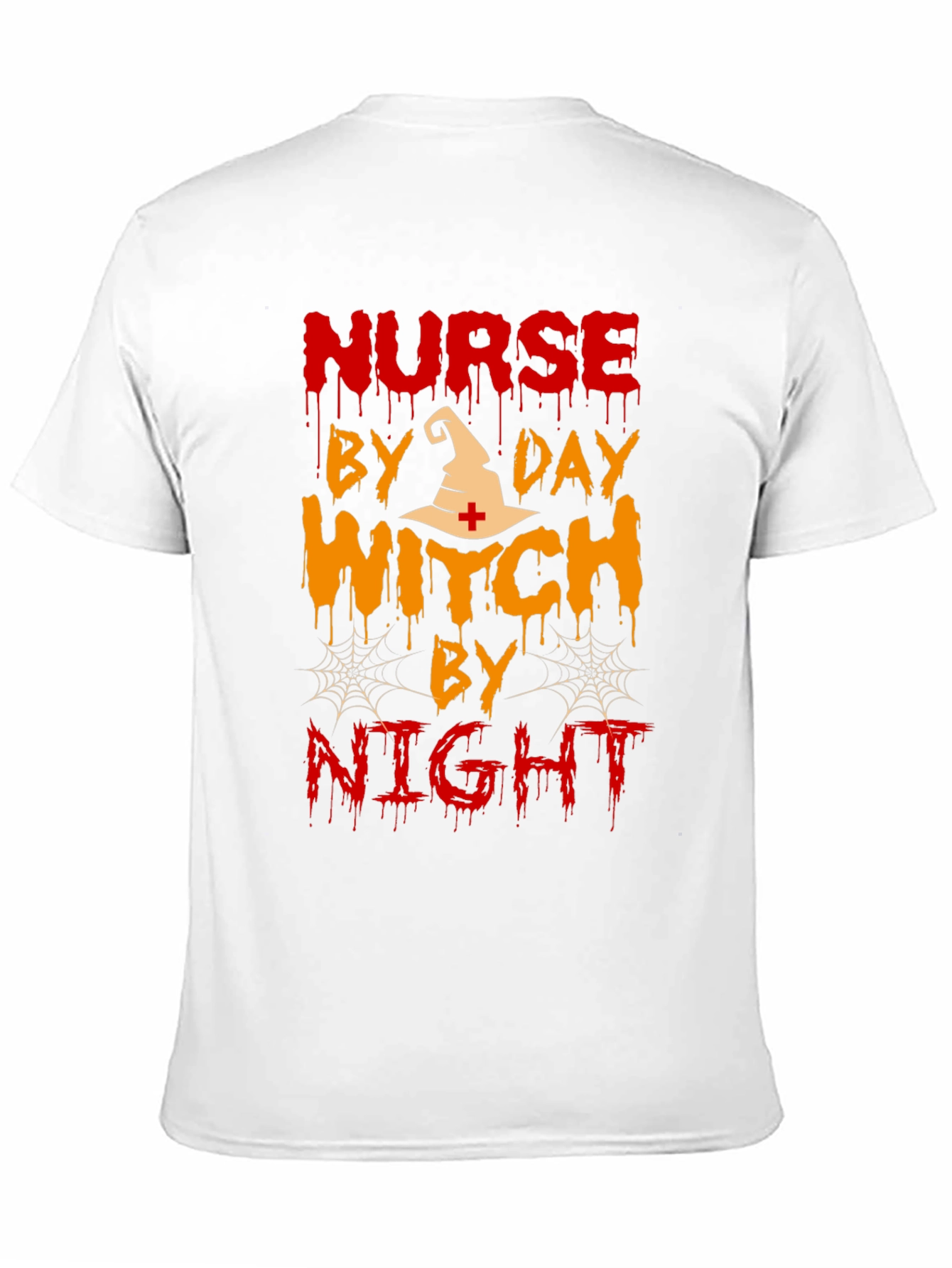 Nurse by Day Witch by Night Halloween T-Shirt