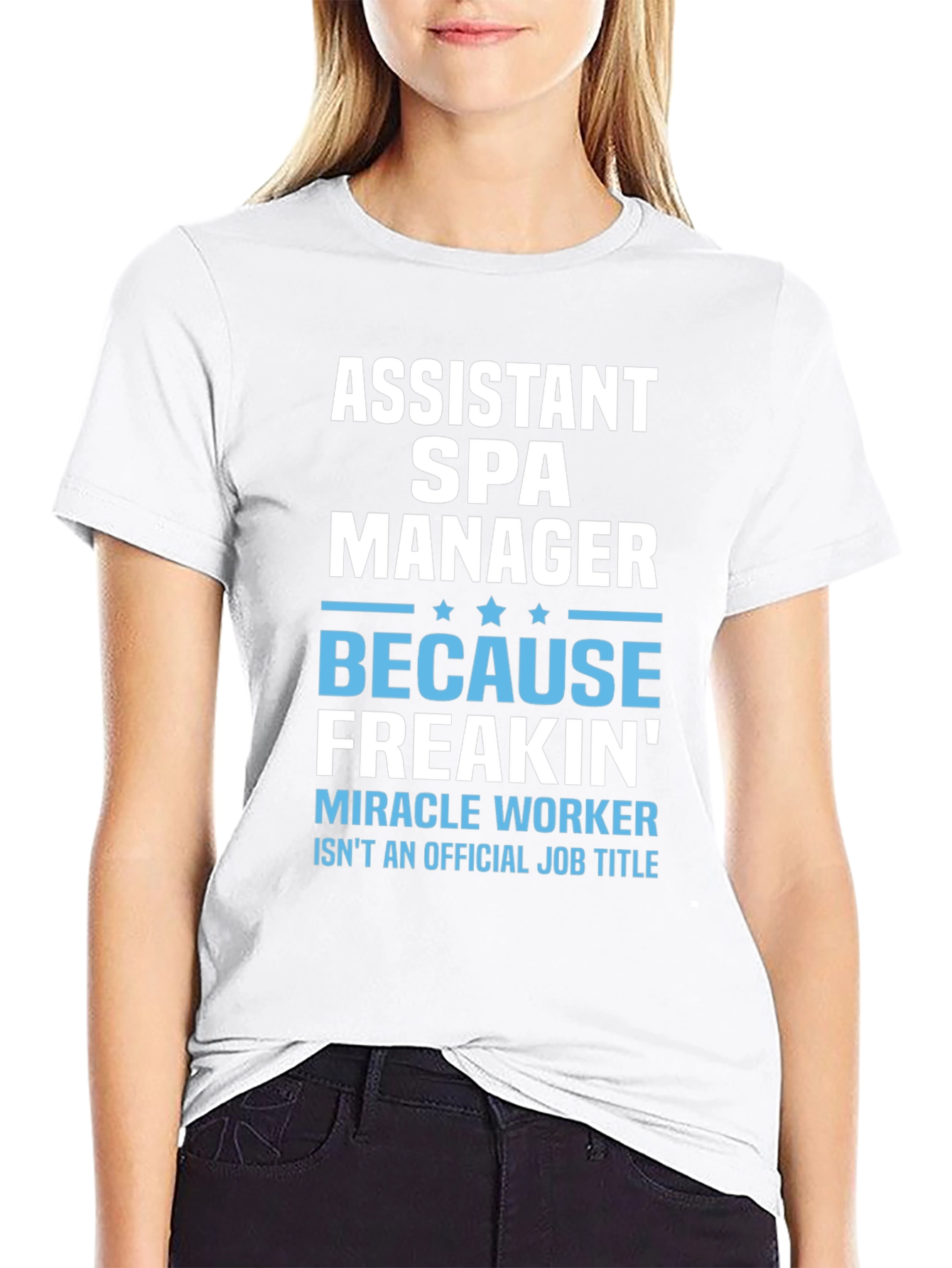 Assistant Spa Manager Funny Graphic T-Shirt