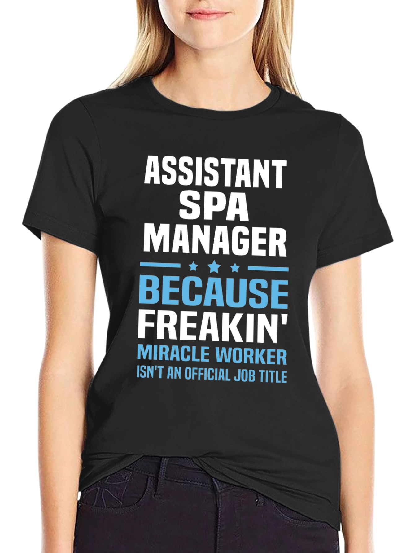 Assistant Spa Manager Funny Graphic T-Shirt