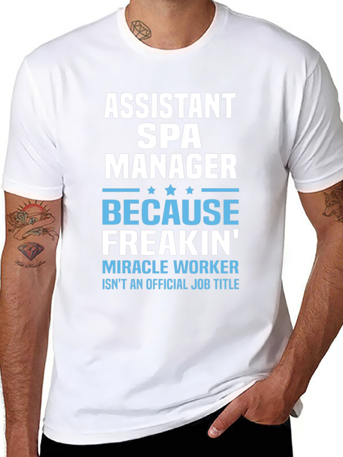 Assistant Spa Manager Funny Graphic T-Shirt