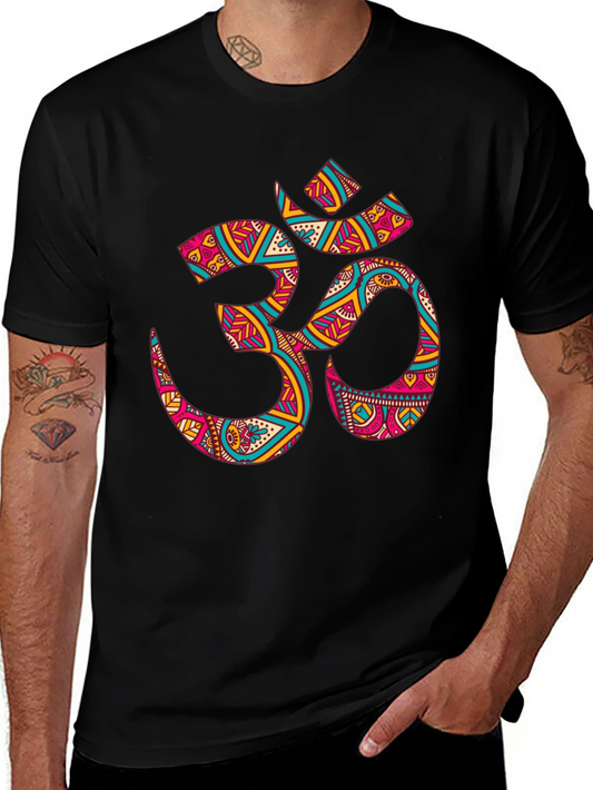 Om Symbol Graphic Tee - Black