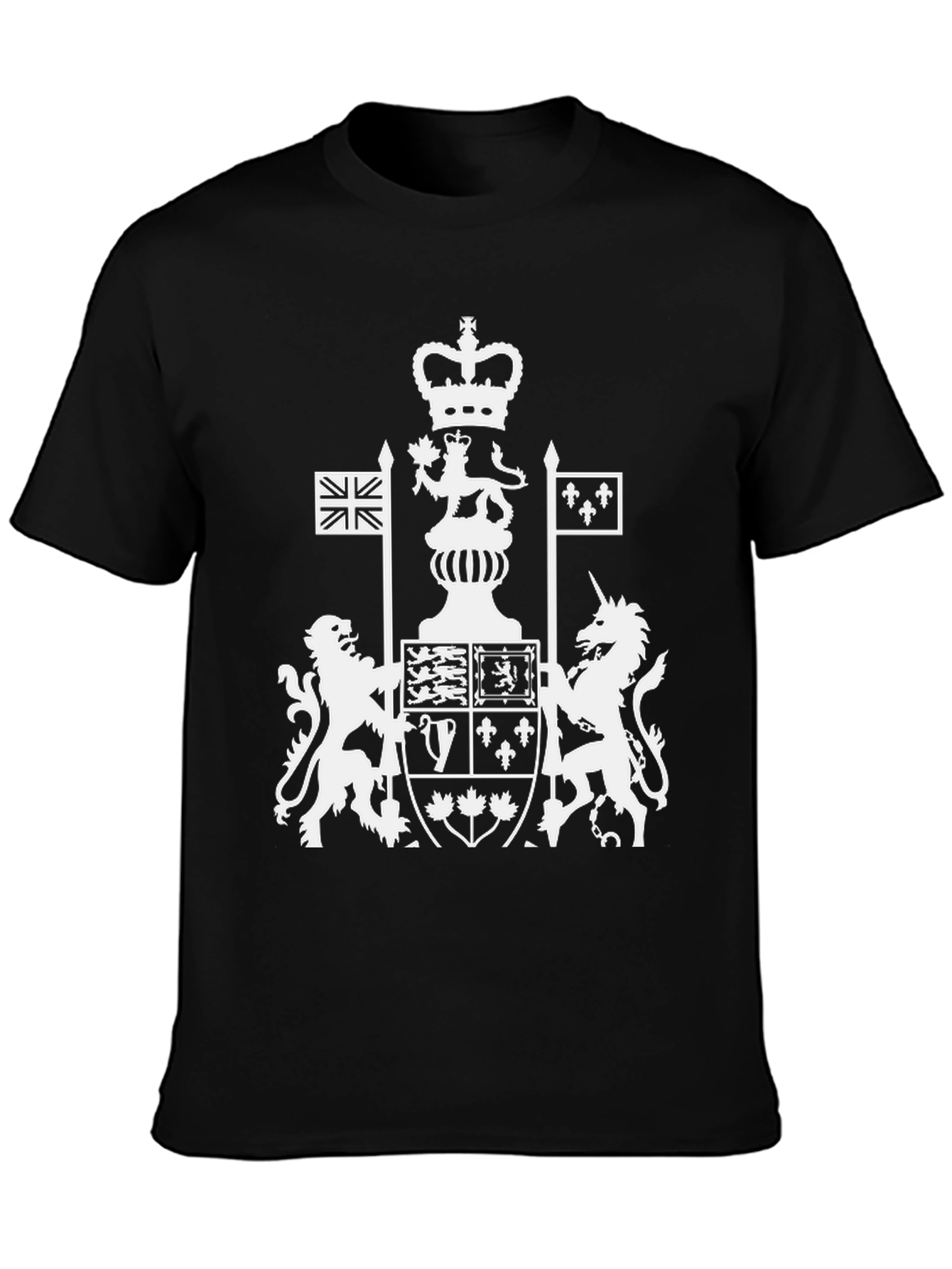 Canada Coat of Arms T-Shirt - Black