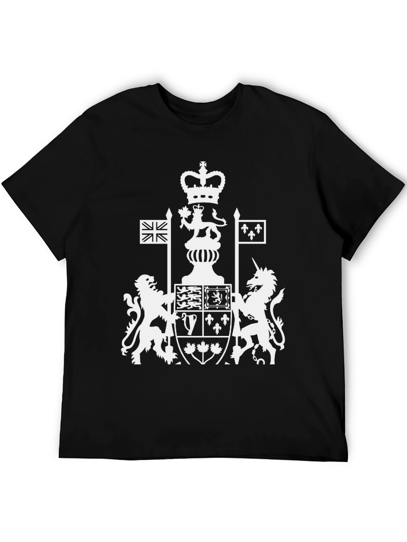 Canada Coat of Arms T-Shirt - Black