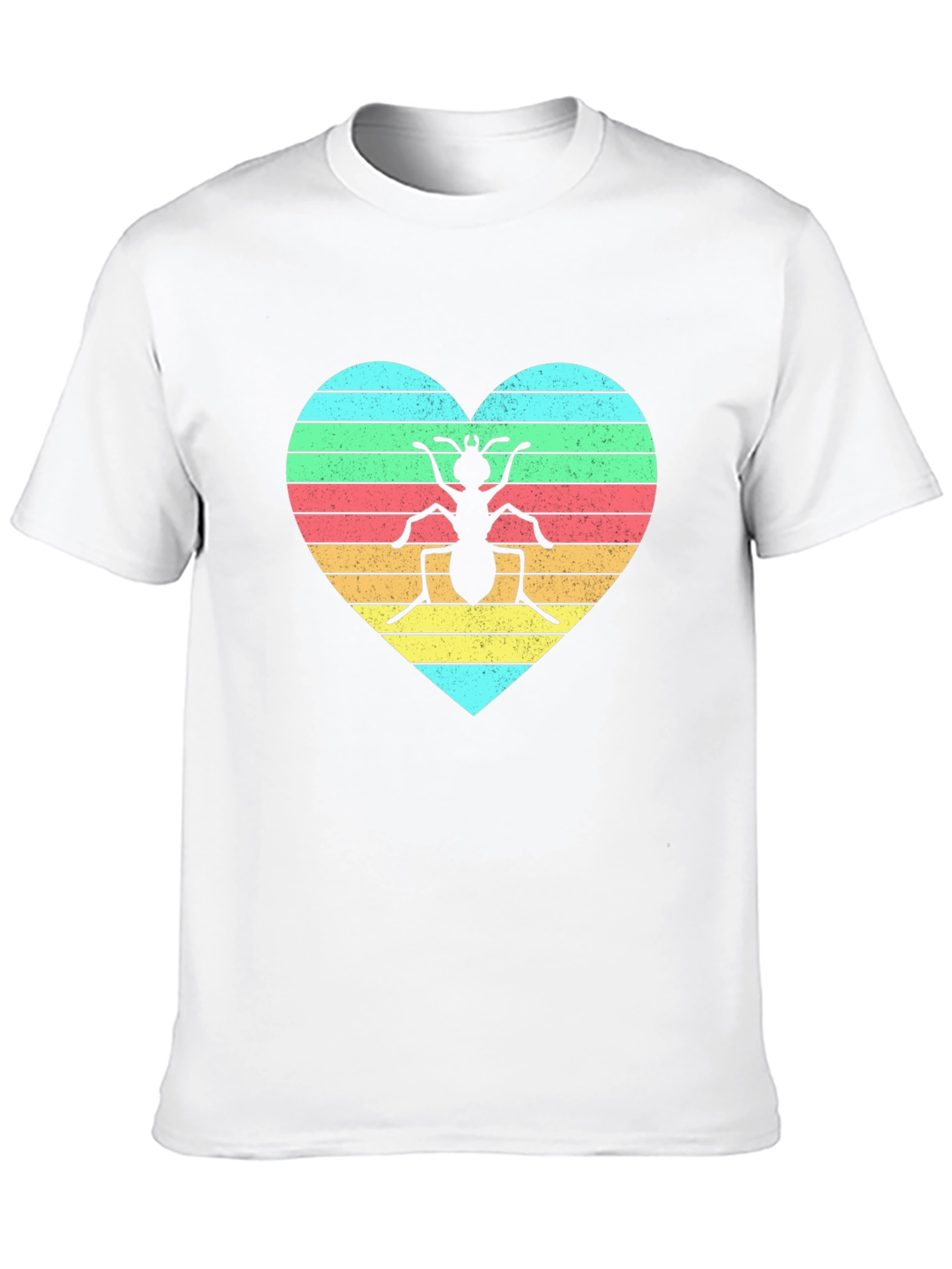Ant Heart T-Shirt - Fun Graphic Tee