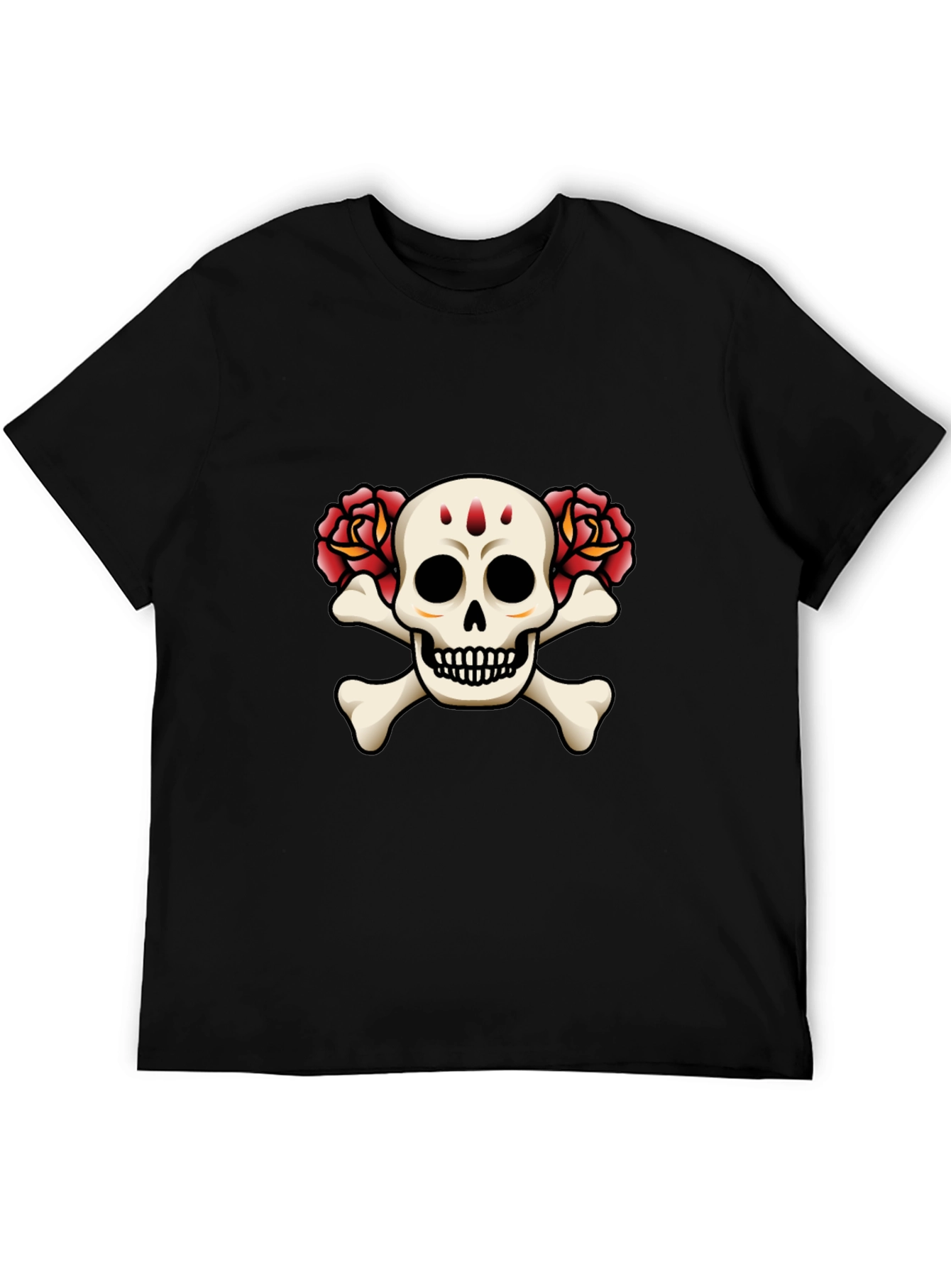 Skull and Roses Graphic Tee