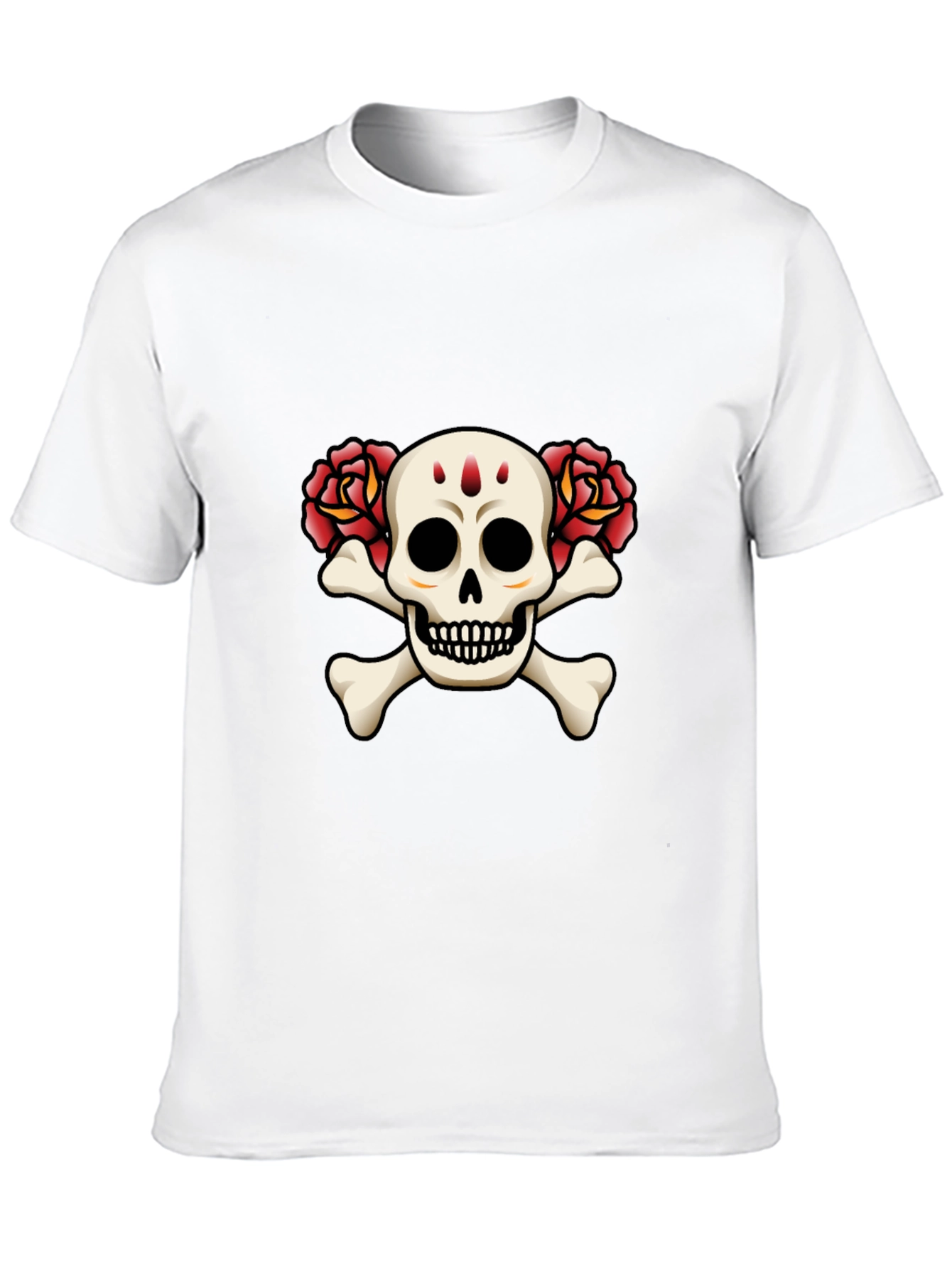 Skull and Roses Graphic Tee