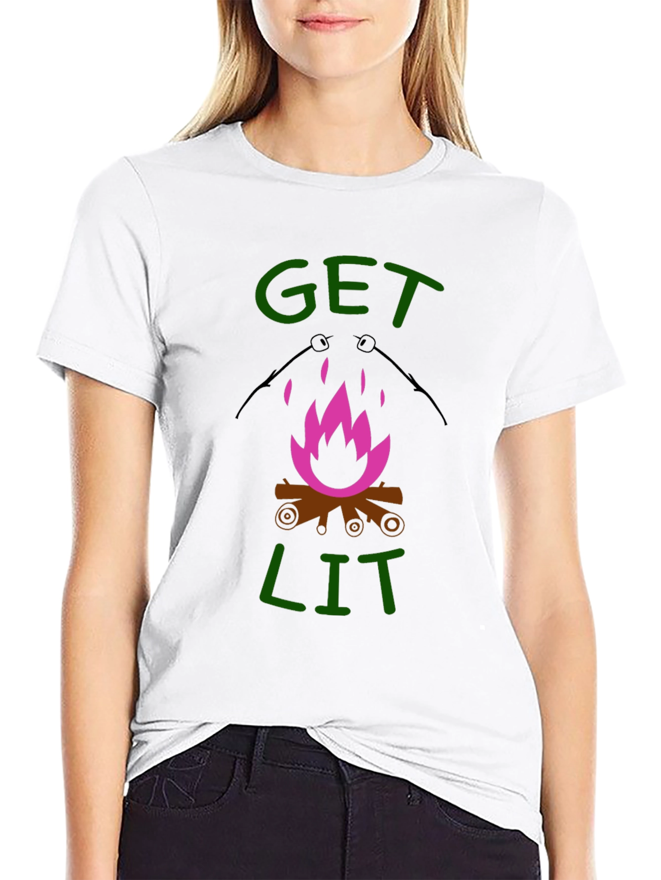 Get Lit Campfire Graphic Tee