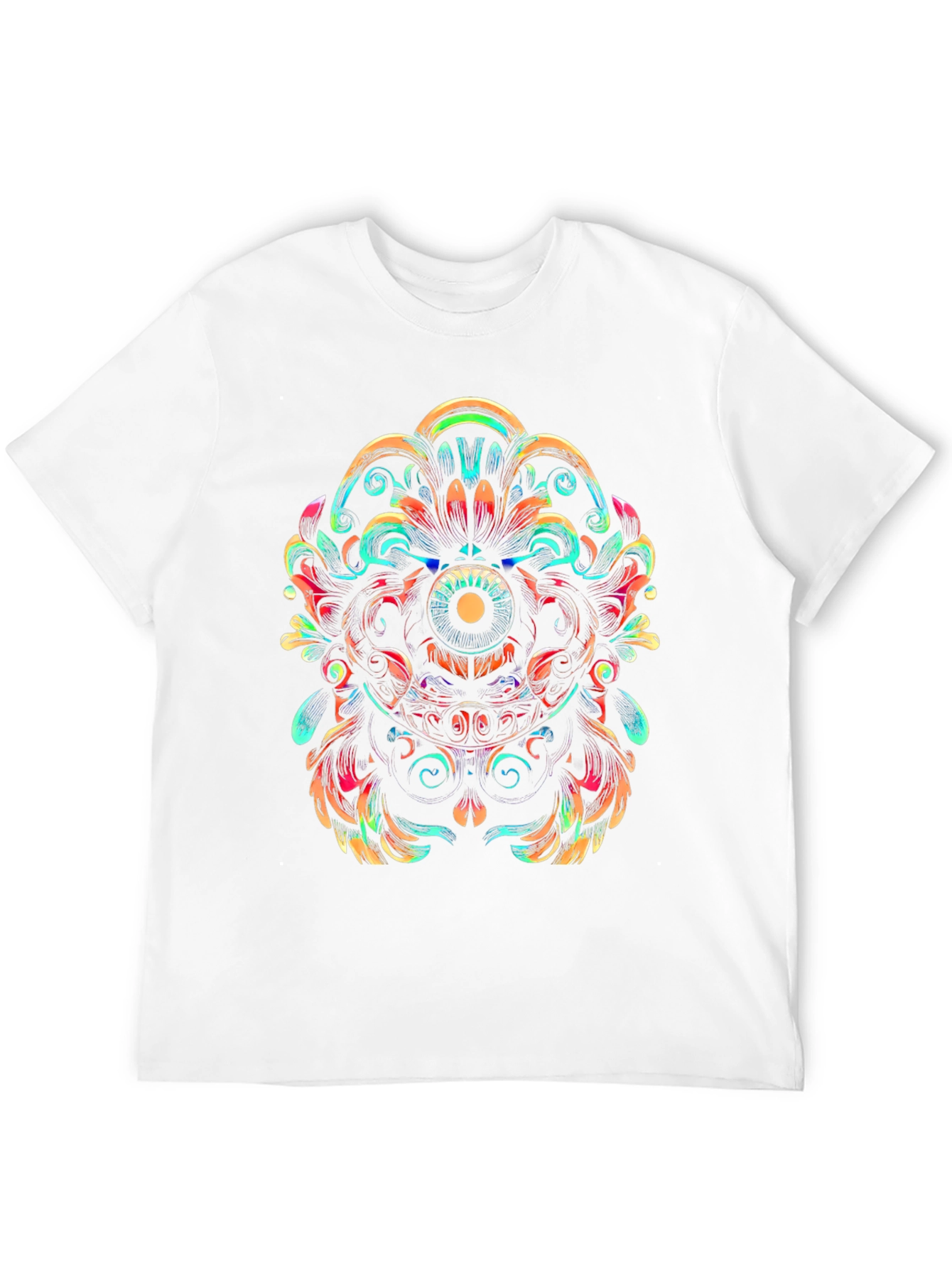 Eye Mandala Graphic Black T-Shirt