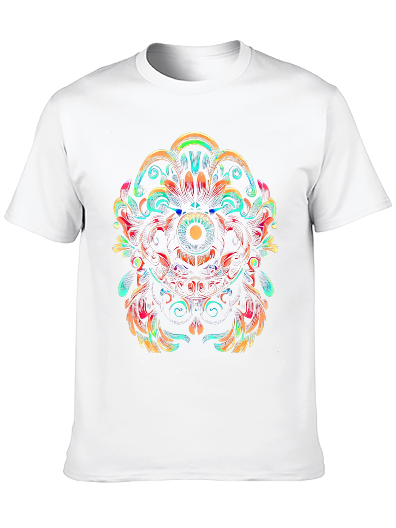 Eye Mandala Graphic Black T-Shirt
