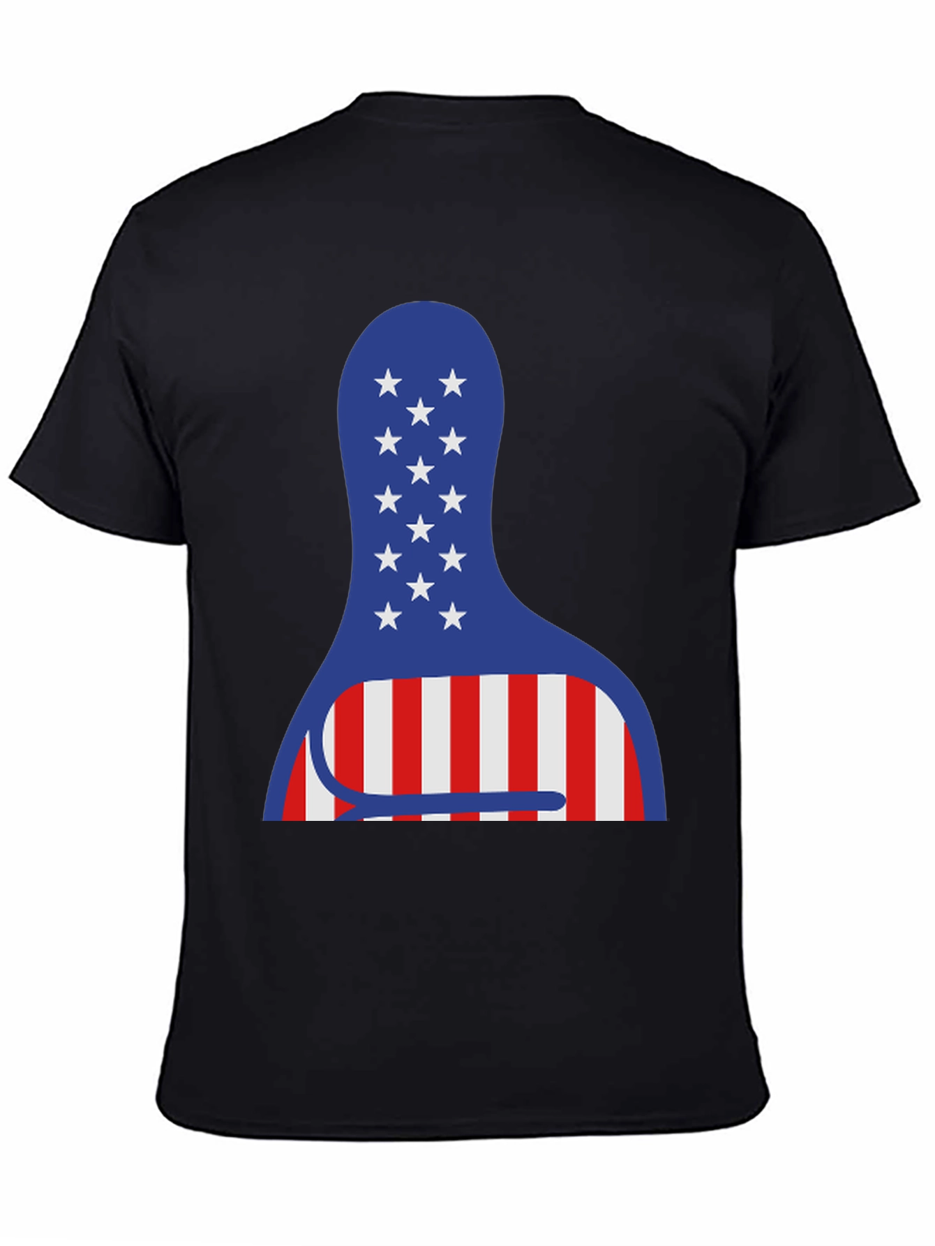 American Bowling Pin Tee - Patriotic USA Shirt