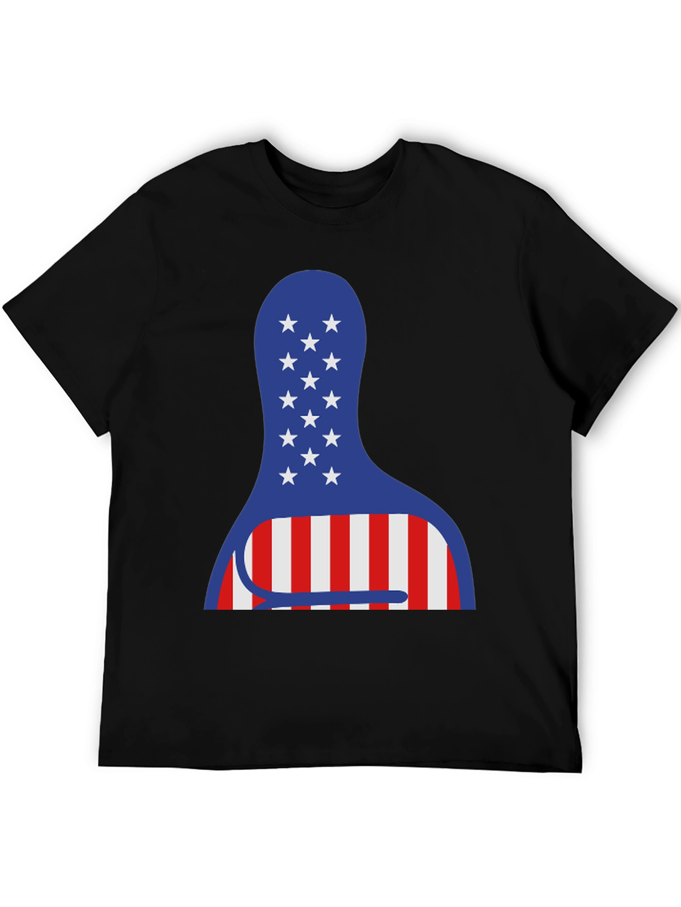 American Bowling Pin Tee - Patriotic USA Shirt