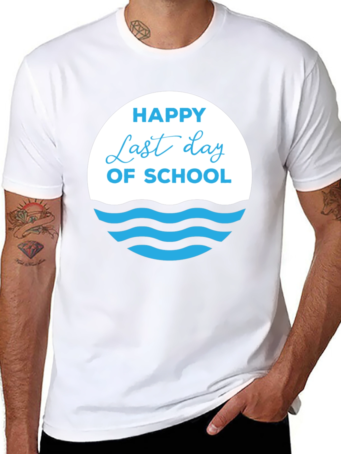 Happy Last Day of School Black T-Shirt